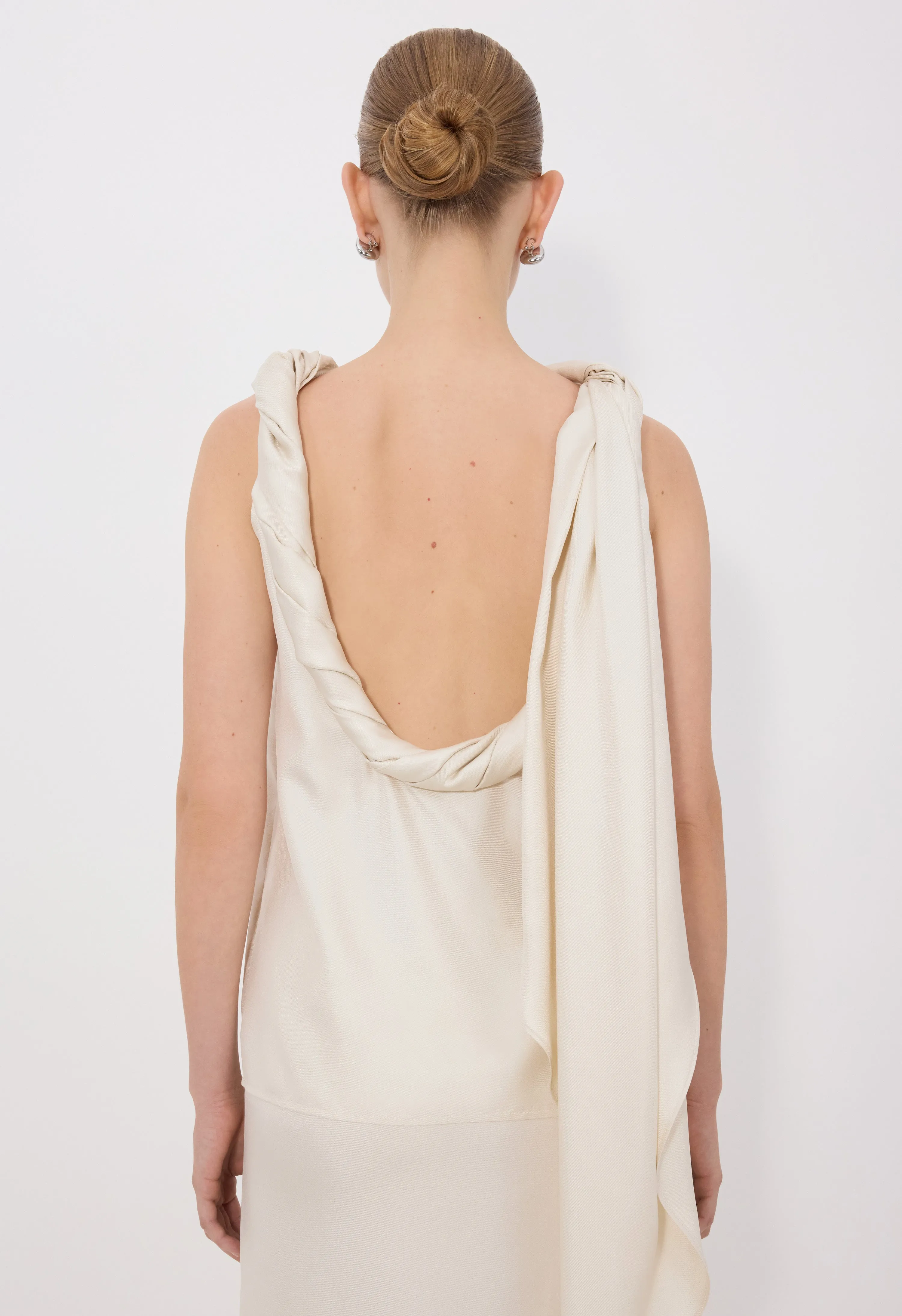 WILMA Twisted collar top sold by Loulou De Saison product image thumbnail 4