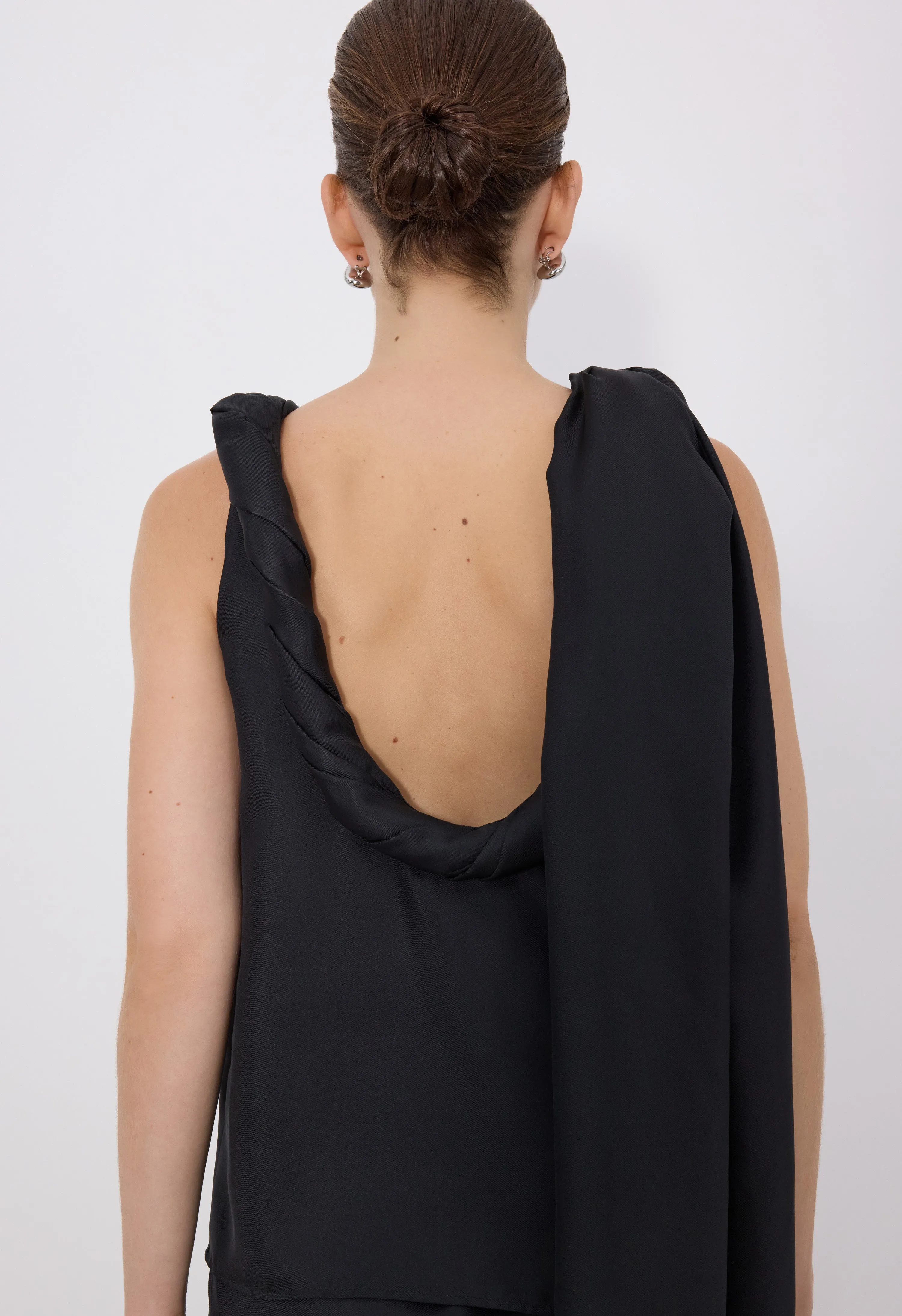 WILMA Twisted collar top sold by Loulou De Saison product image thumbnail 4