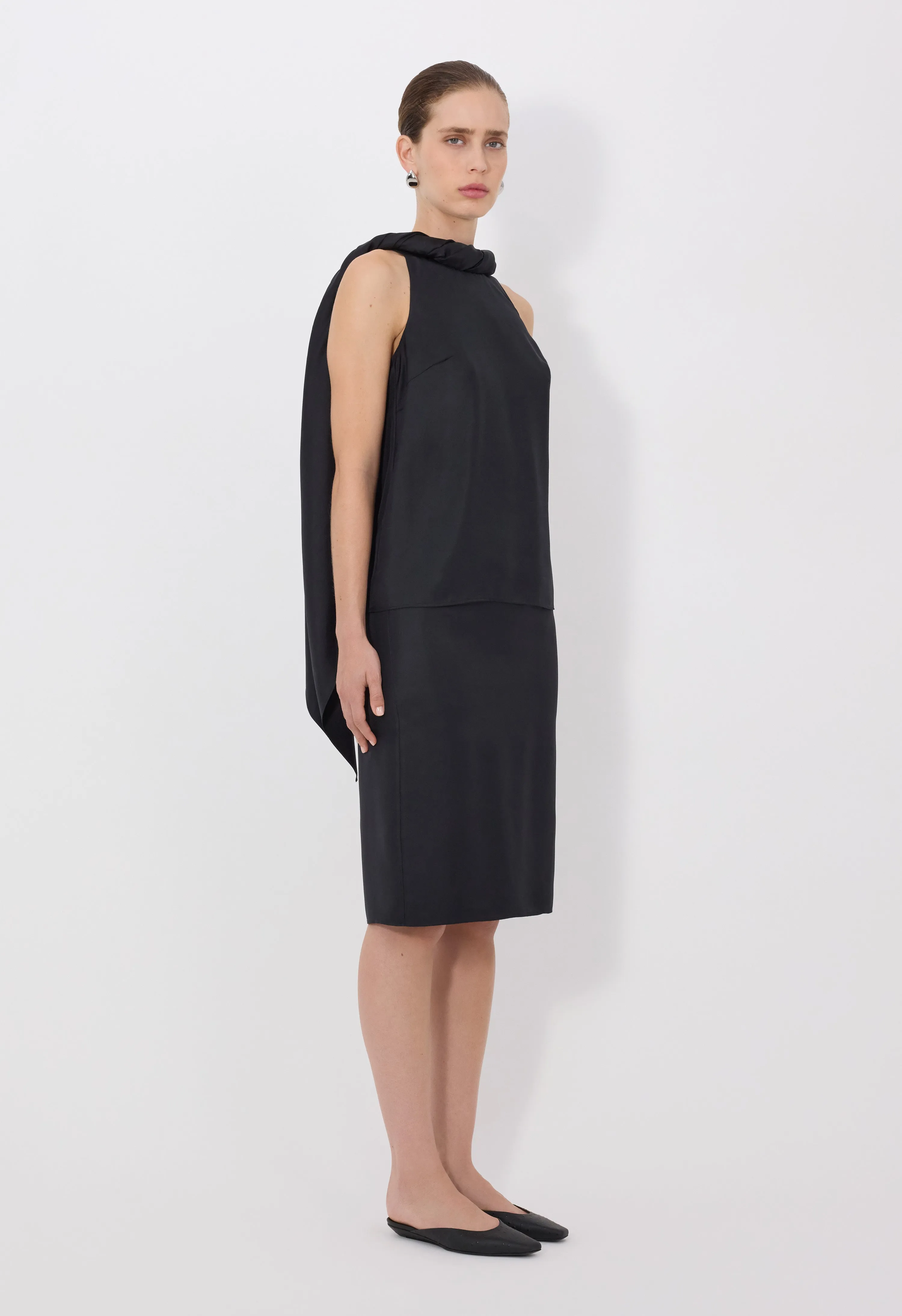 WILMA Twisted collar top sold by Loulou De Saison product image thumbnail 5