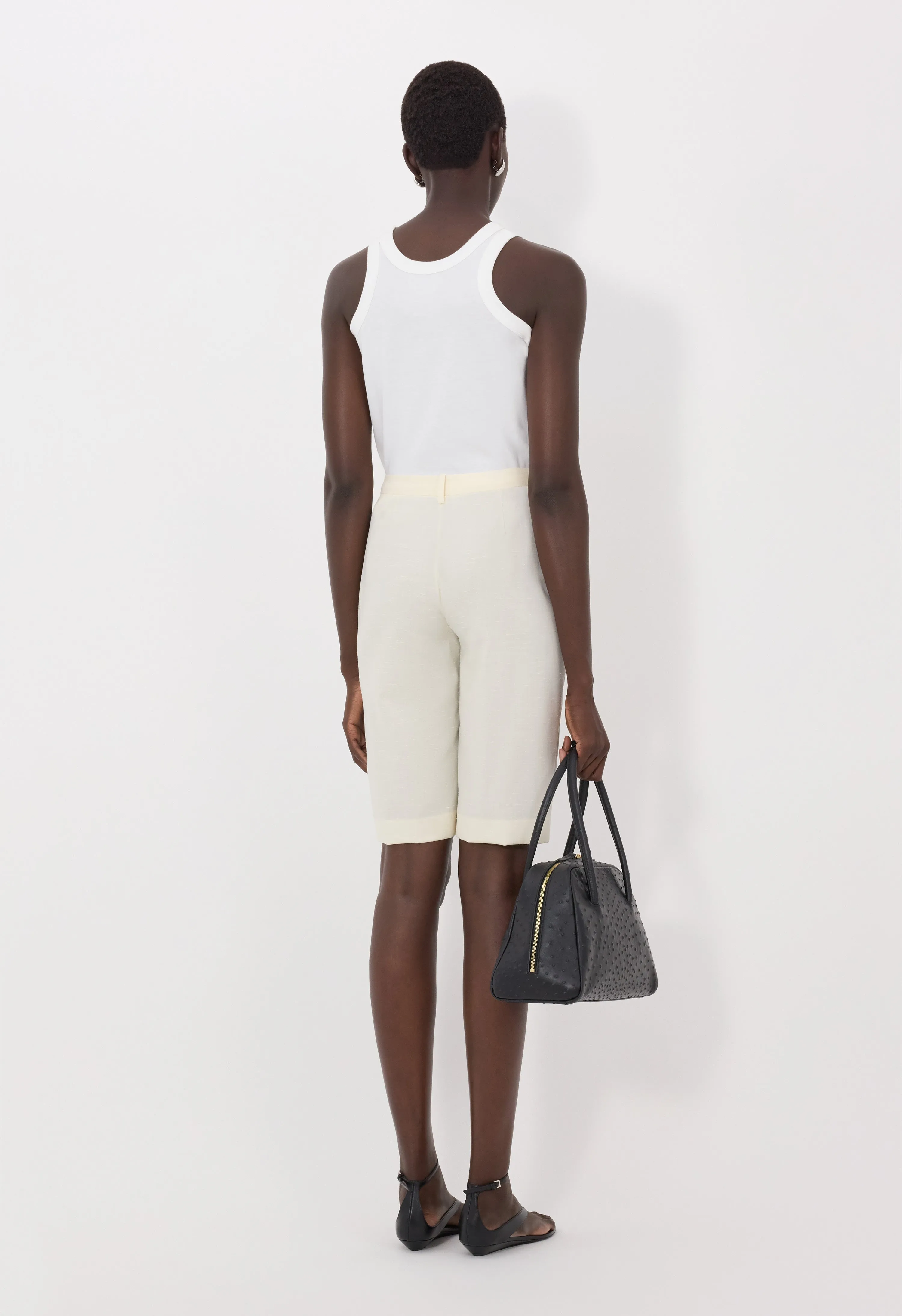 RAY Wool and silk bermuda shorts sold by Loulou De Saison product image thumbnail 5