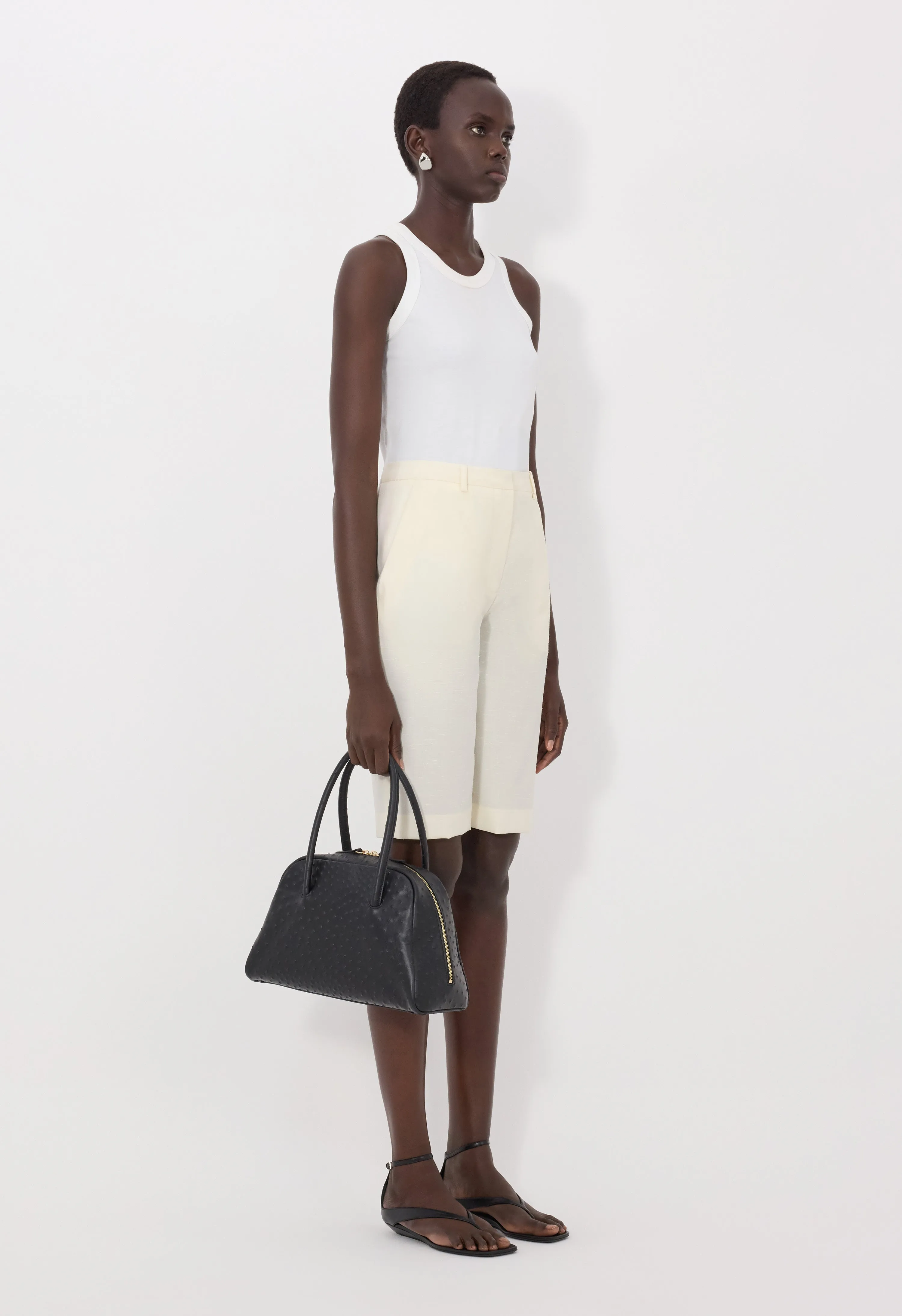 RAY Wool and silk bermuda shorts sold by Loulou De Saison product image thumbnail 3