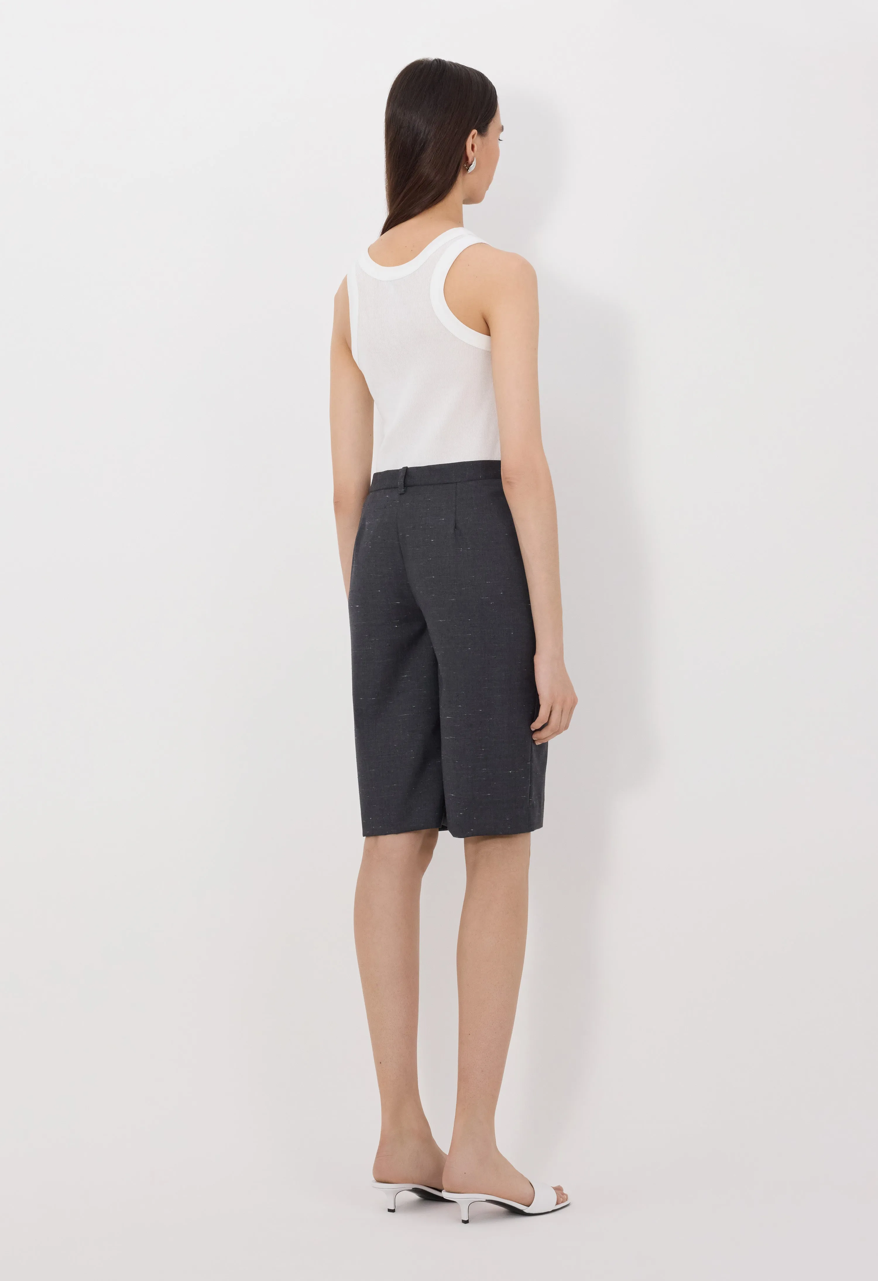 RAY Wool and silk bermuda shorts sold by Loulou De Saison product image thumbnail 5