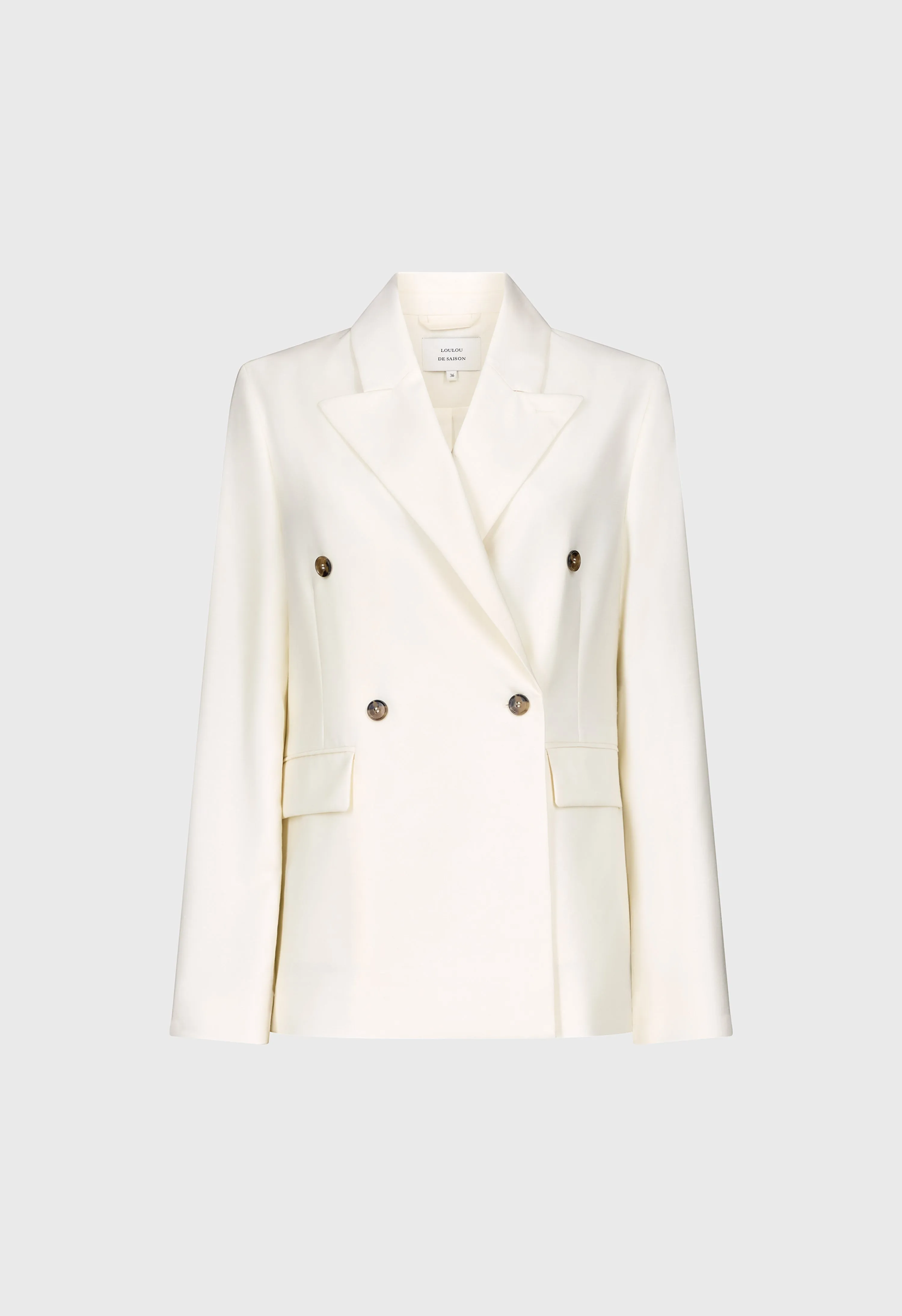 NORMA Wool and silk double breasted jacket sold by Loulou De Saison product image thumbnail 2