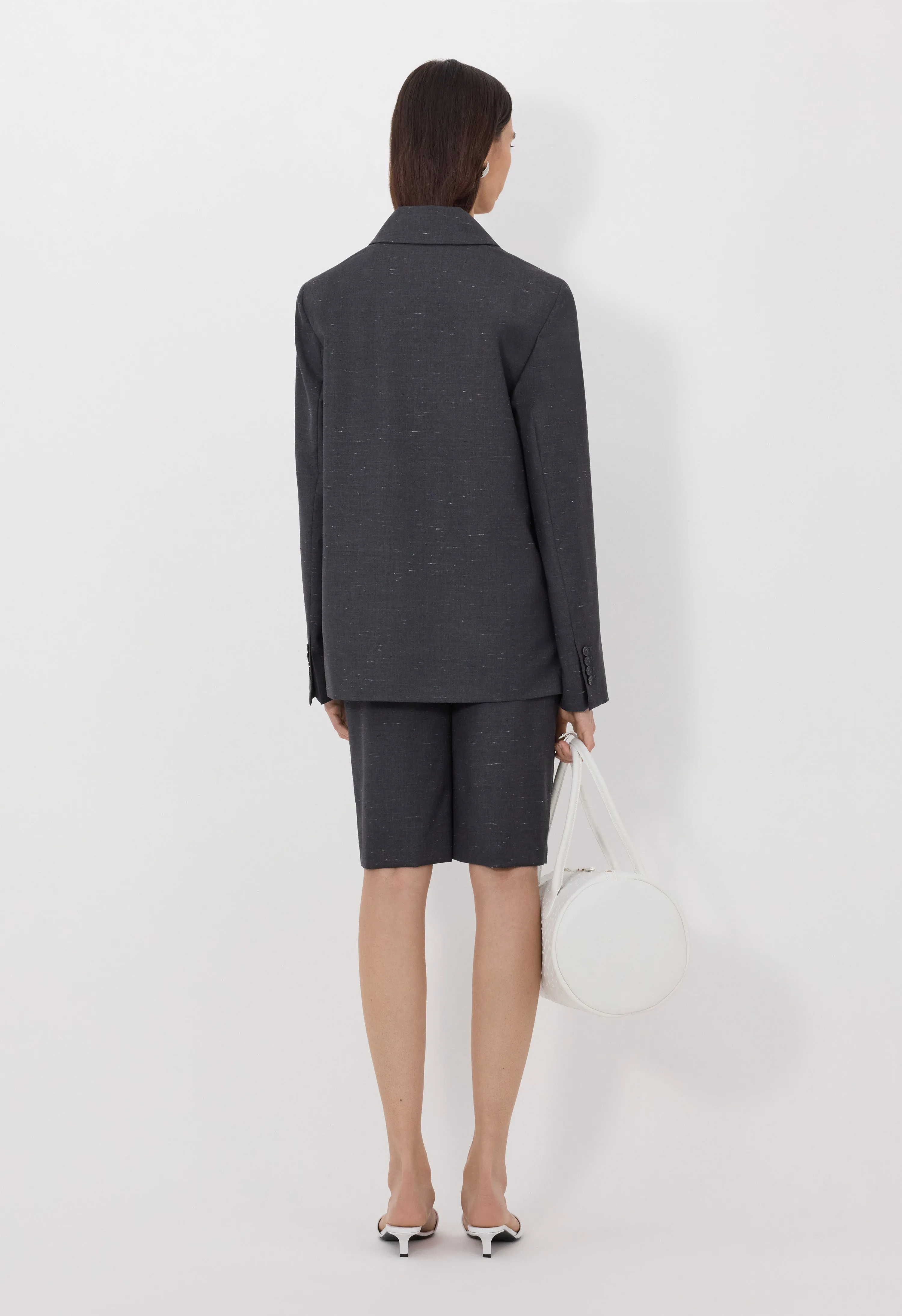 NORMA Wool and silk double breasted jacket sold by Loulou De Saison product image thumbnail 5