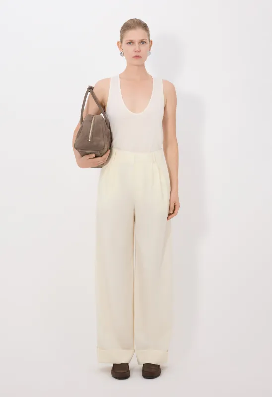 DAVY Oversized pleated trousers made by Loulou De Saison
