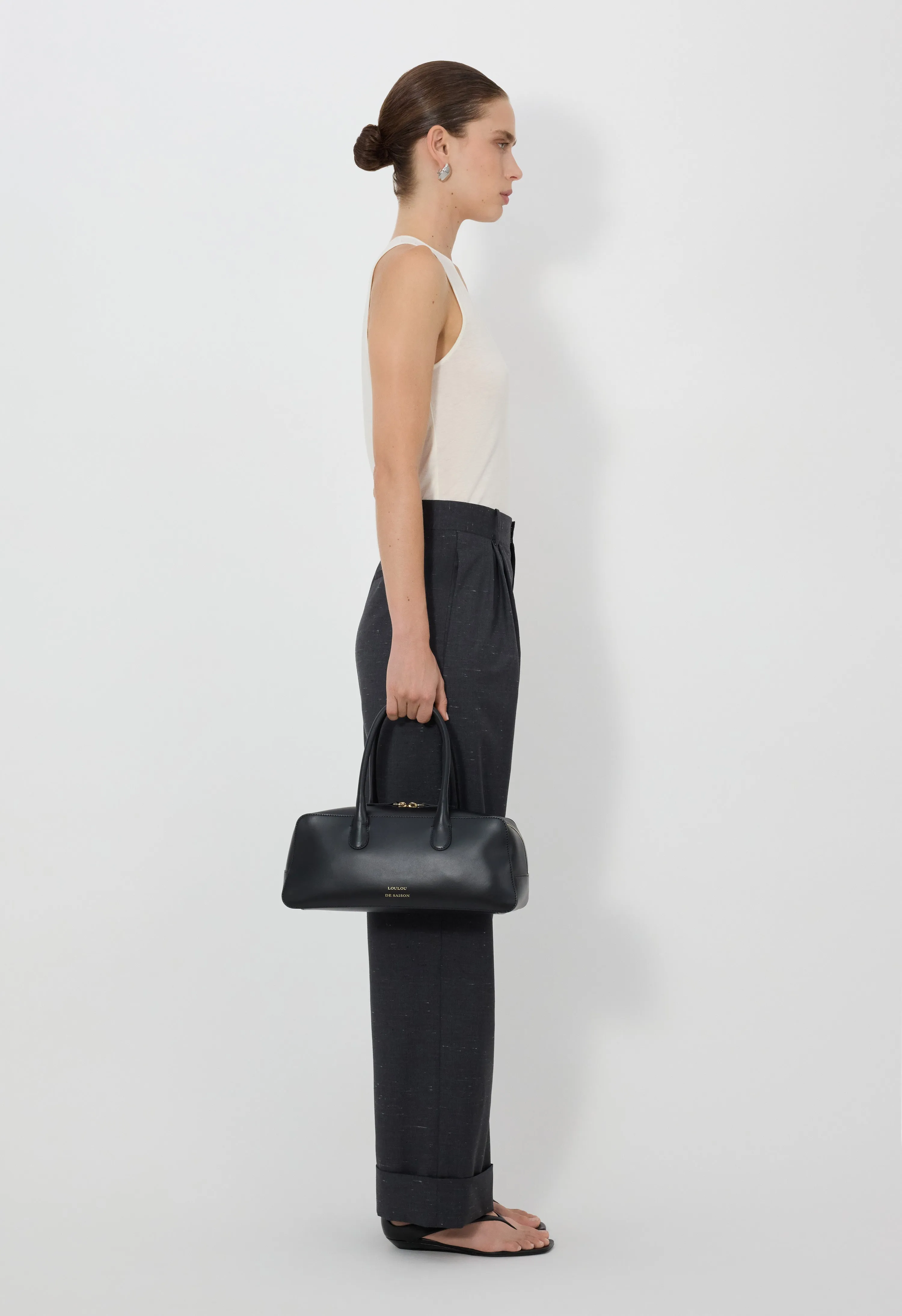 DAVY Oversized pleated trousers sold by Loulou De Saison product image thumbnail 3