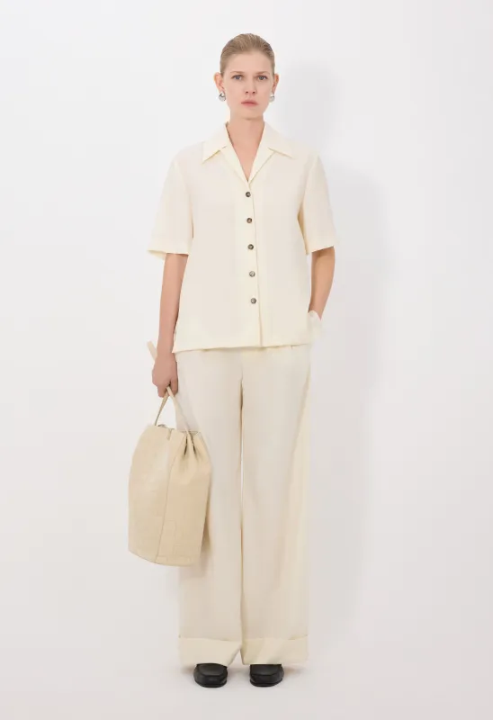 BOA Oversized short-sleeve shirt made by Loulou De Saison