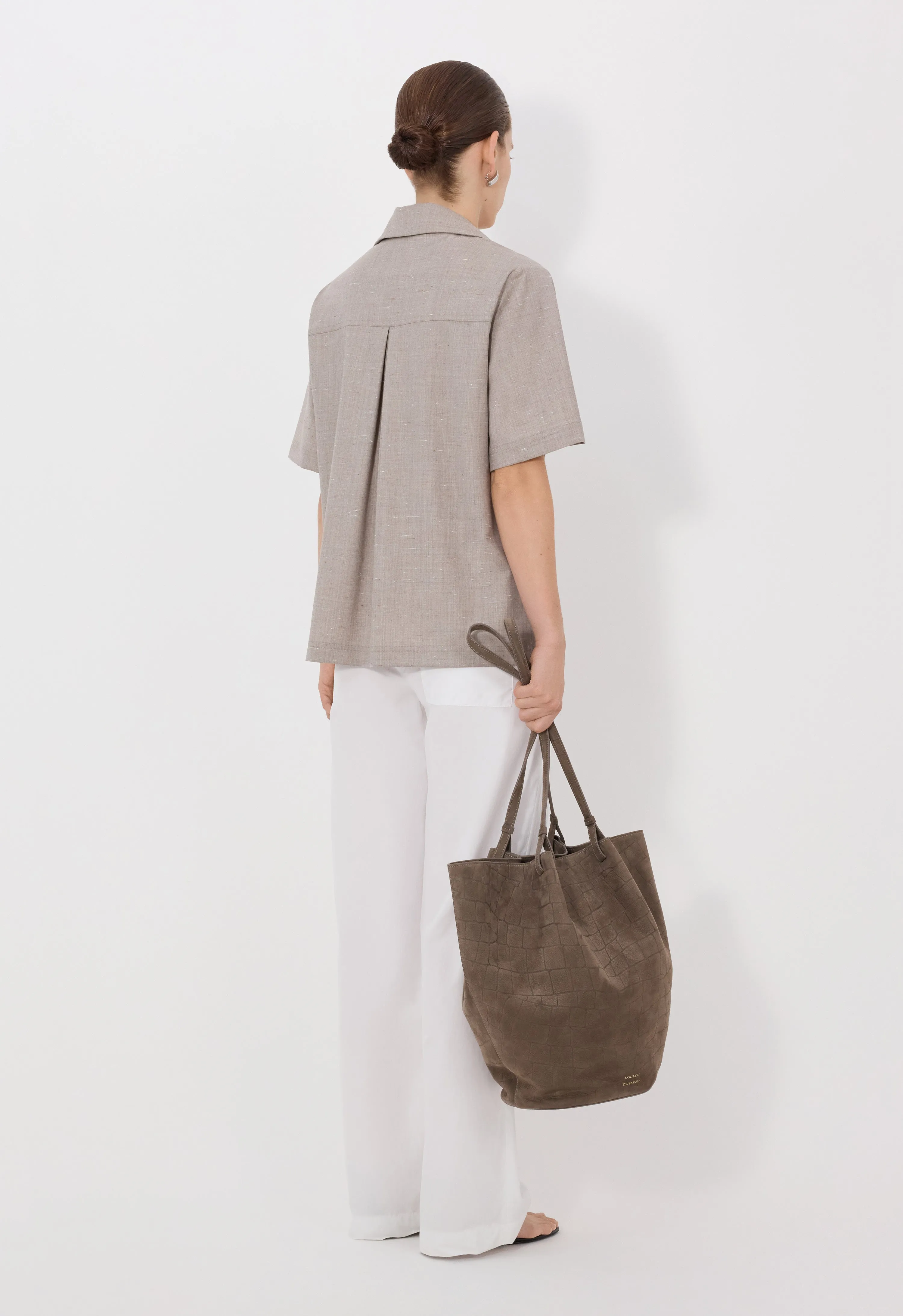 BOA Oversized short-sleeve shirt sold by Loulou De Saison product image thumbnail 5