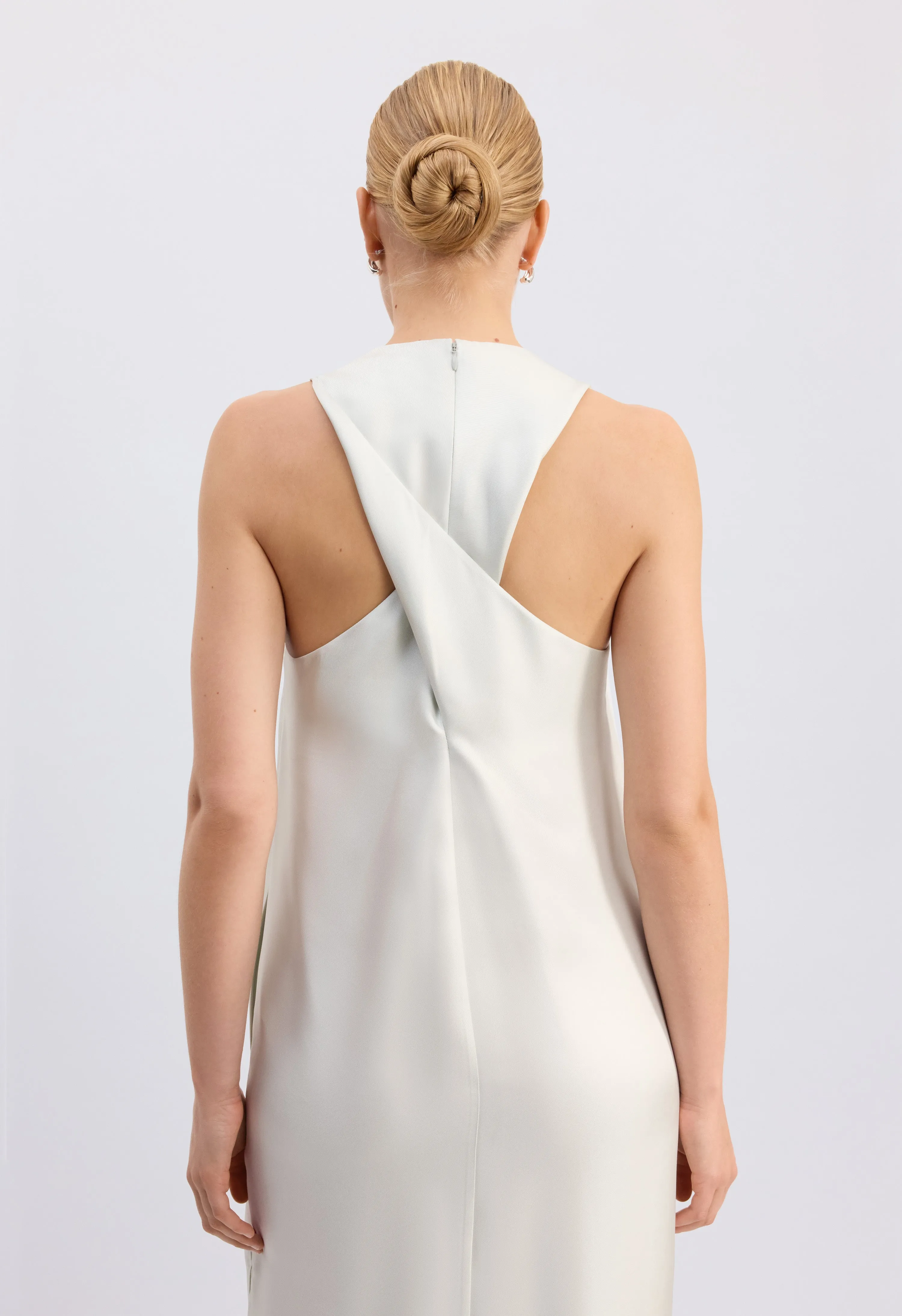 PALOMA Long silk dress sold by Loulou De Saison product image thumbnail 5