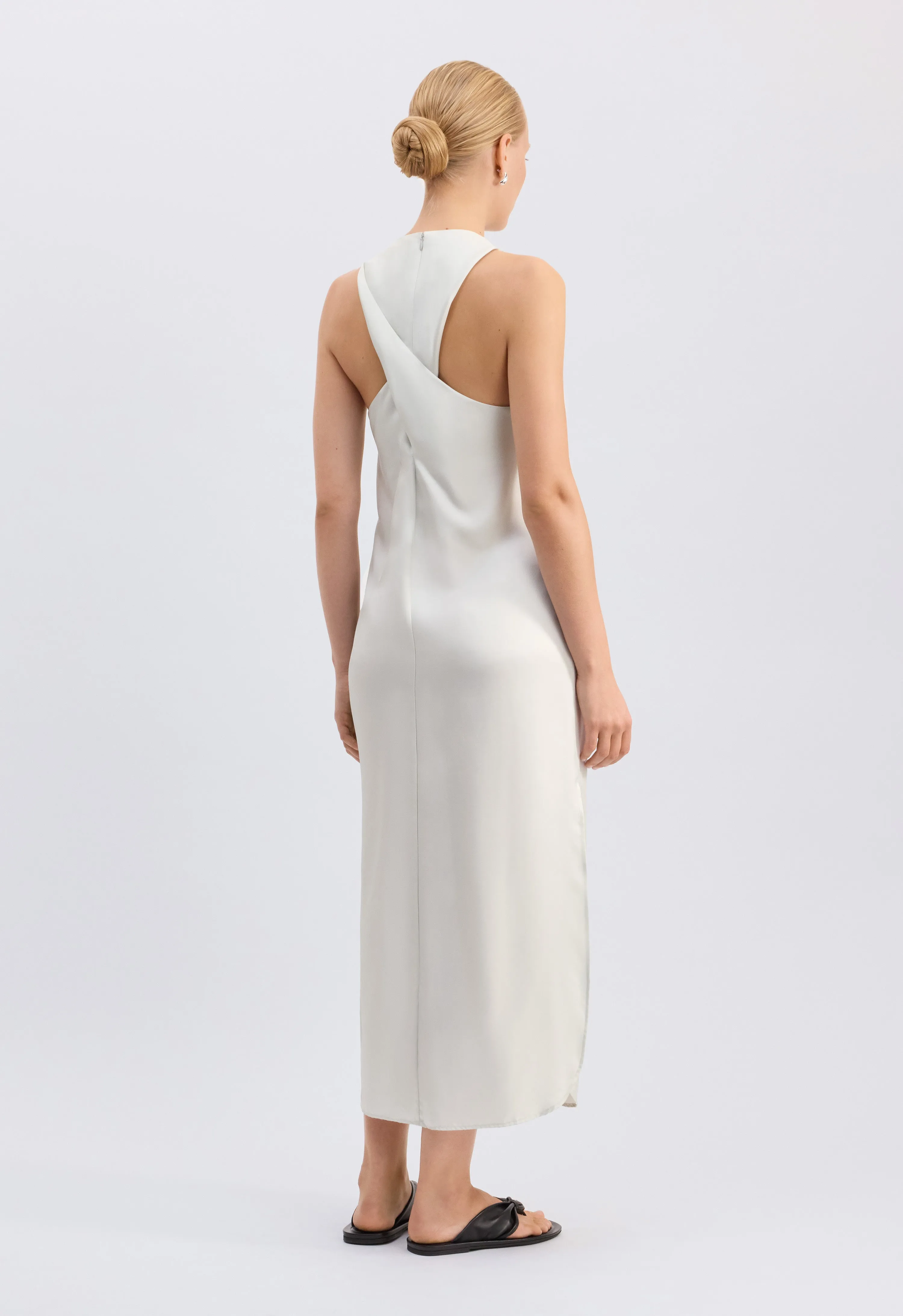 PALOMA Long silk dress sold by Loulou De Saison