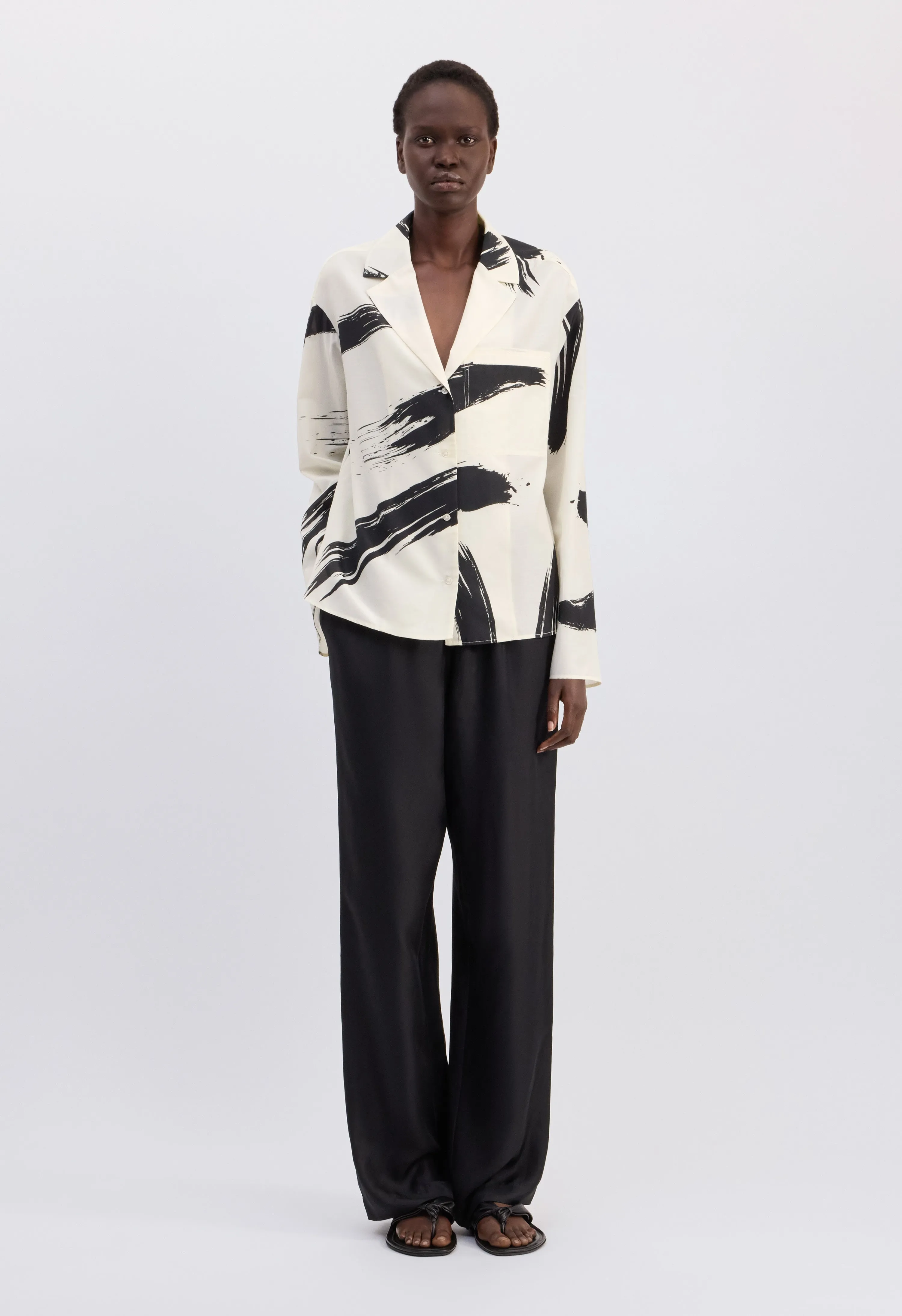 SANA Cuban collar shirt sold by Loulou De Saison