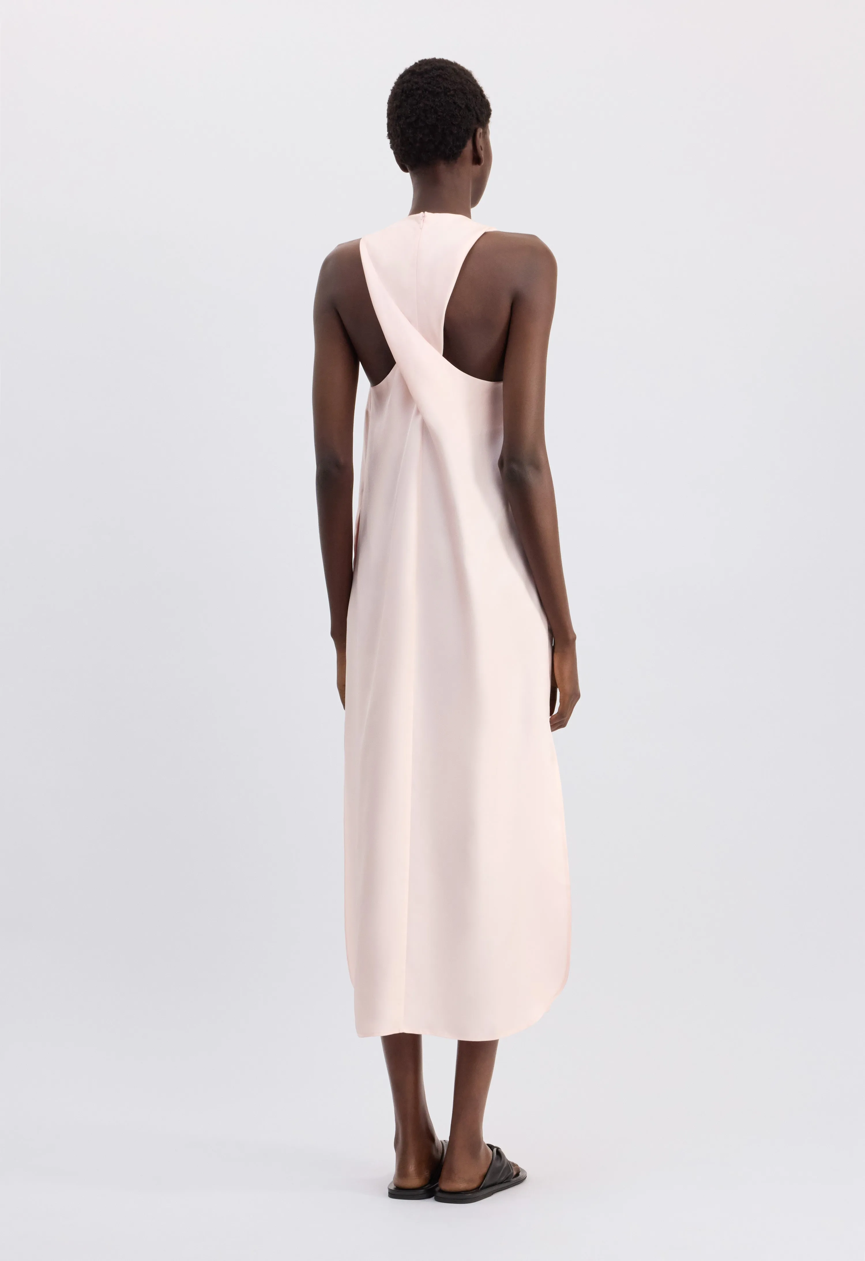 PALOMA Long silk dress sold by Loulou De Saison product image thumbnail 5