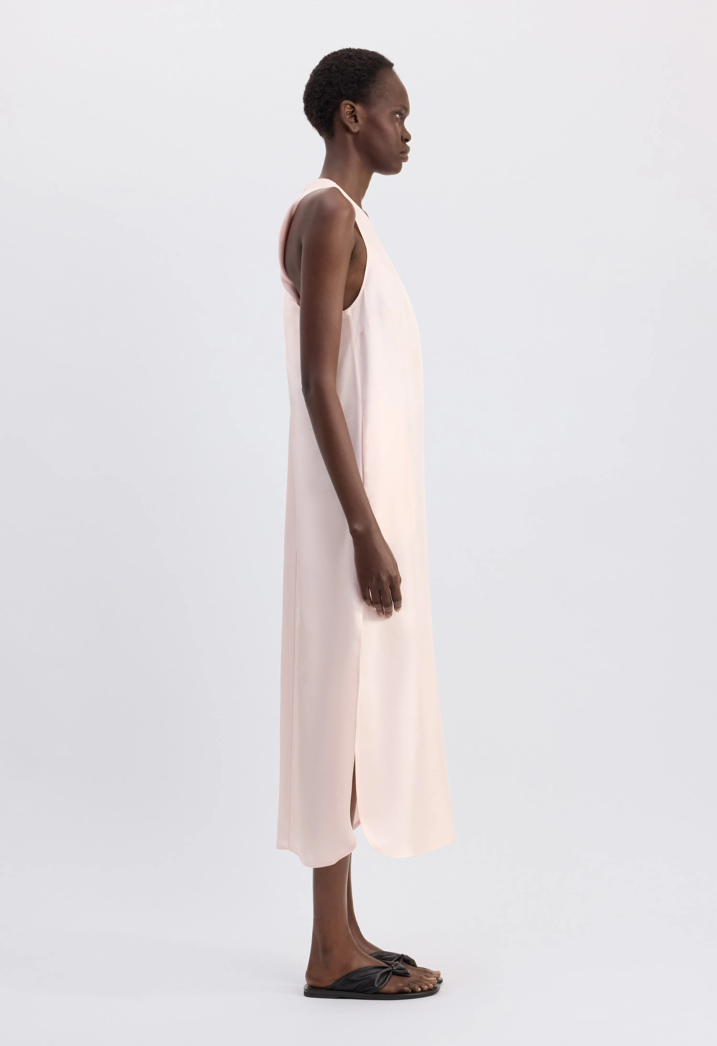 PALOMA Long silk dress sold by Loulou De Saison product image thumbnail 3