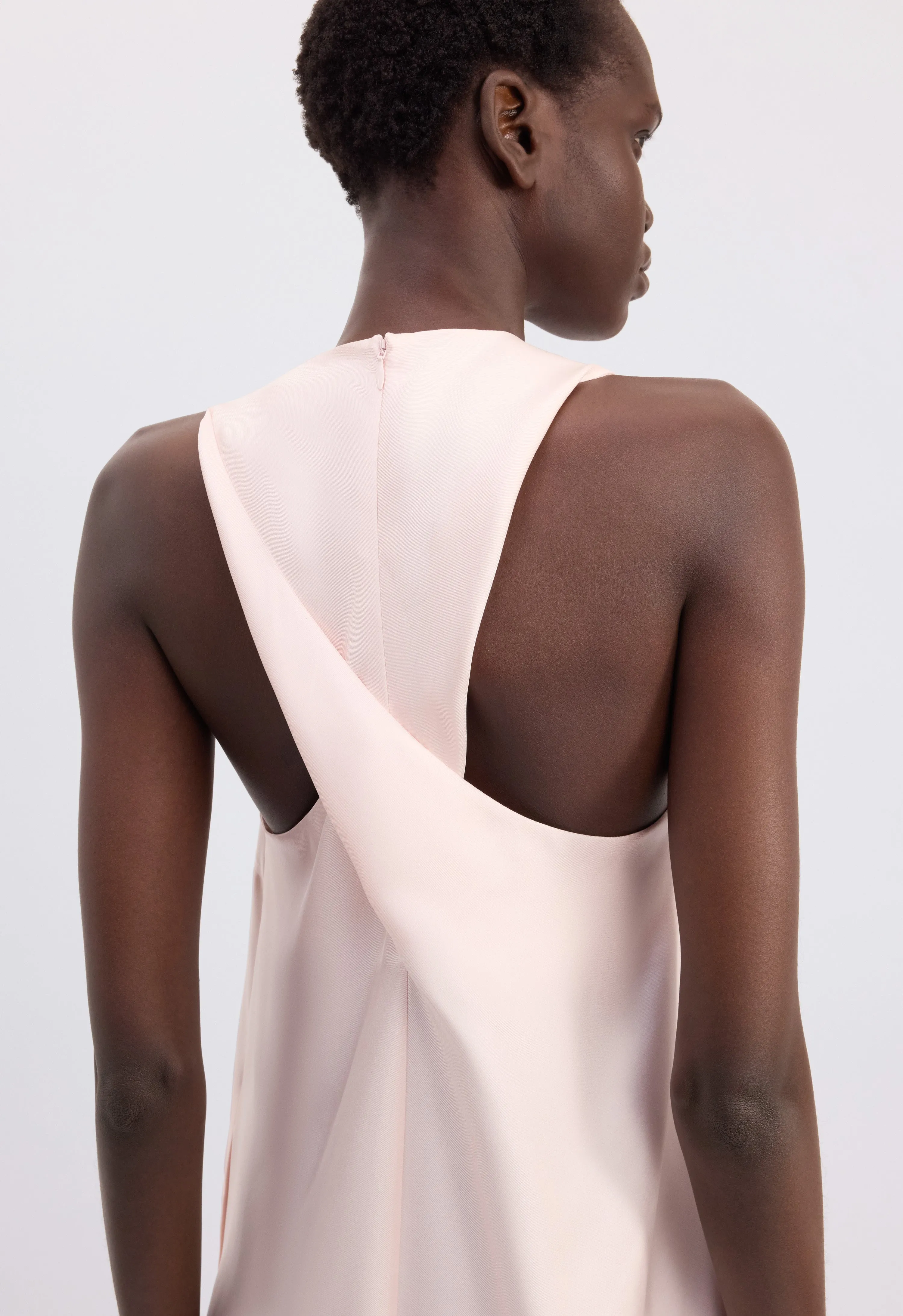 PALOMA Long silk dress sold by Loulou De Saison product image thumbnail 4