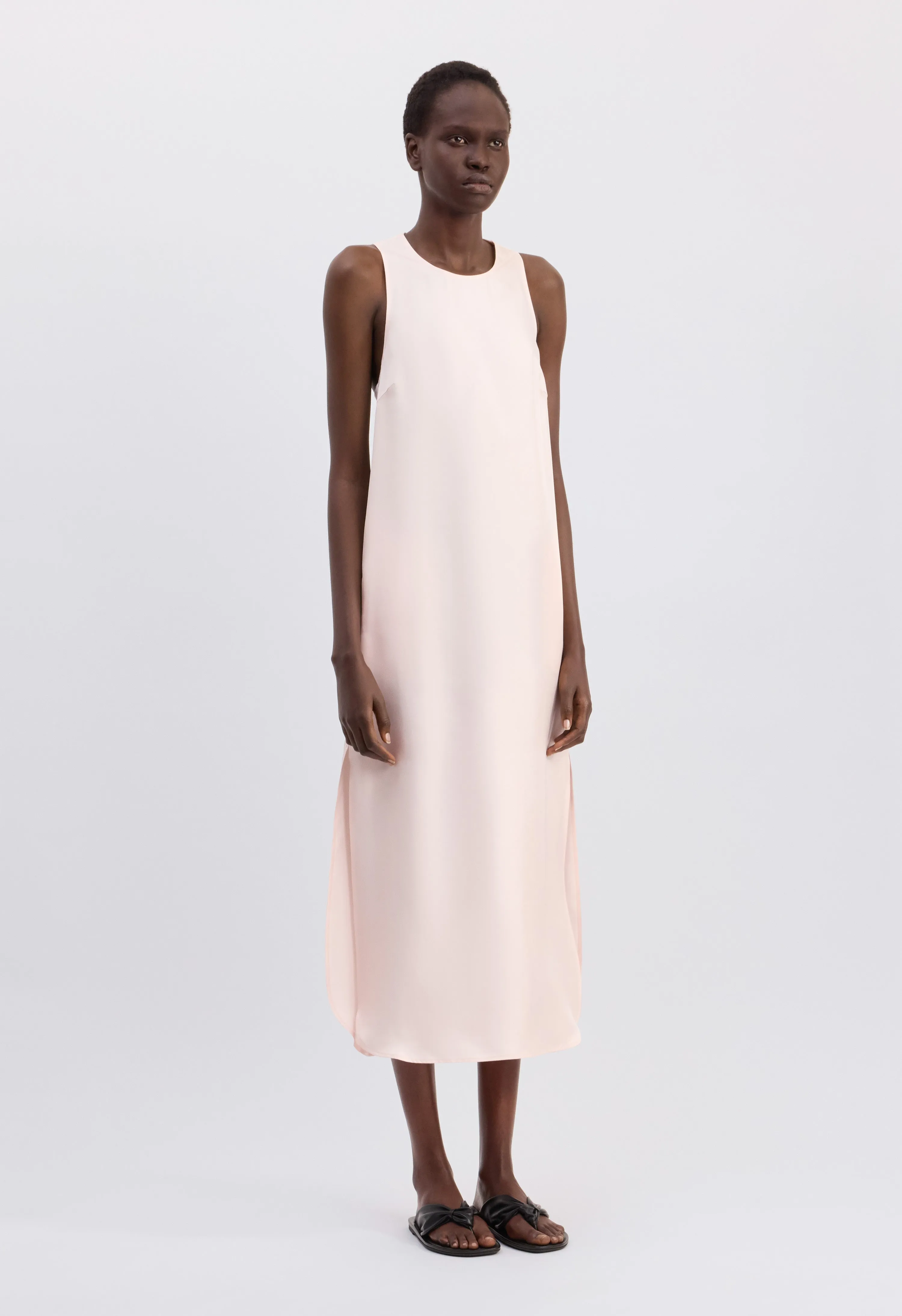 PALOMA Long silk dress sold by Loulou De Saison