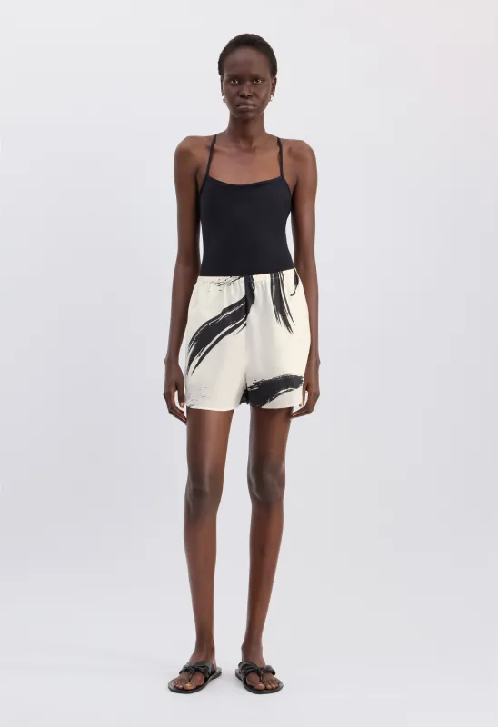 NILO Elasticated shorts made by Loulou De Saison