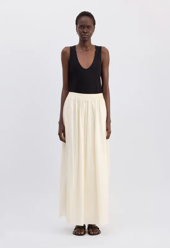 NAYA Gathered midi skirt made by Loulou De Saison