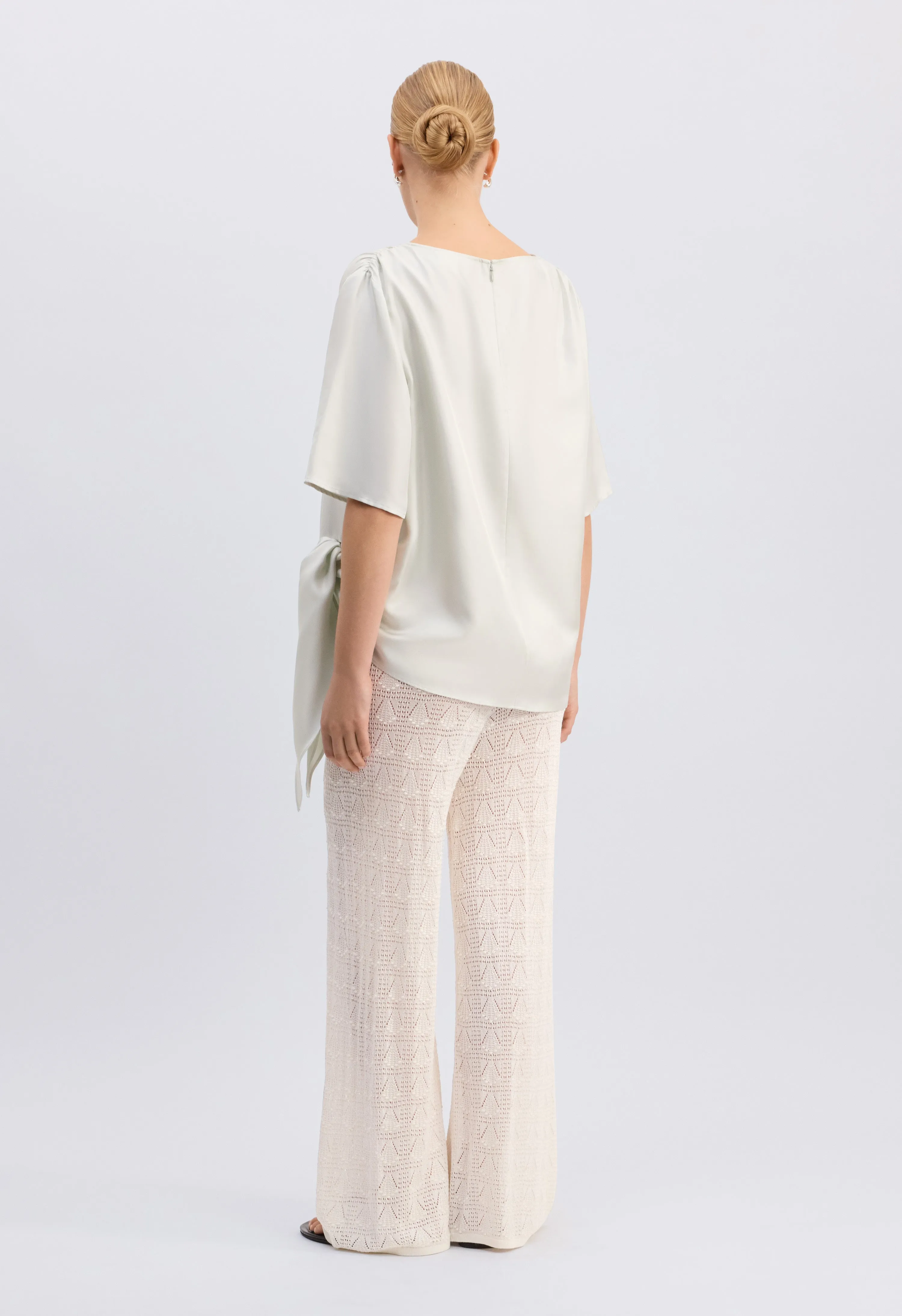 MANO Asymmetric silk top sold by Loulou De Saison product image thumbnail 5