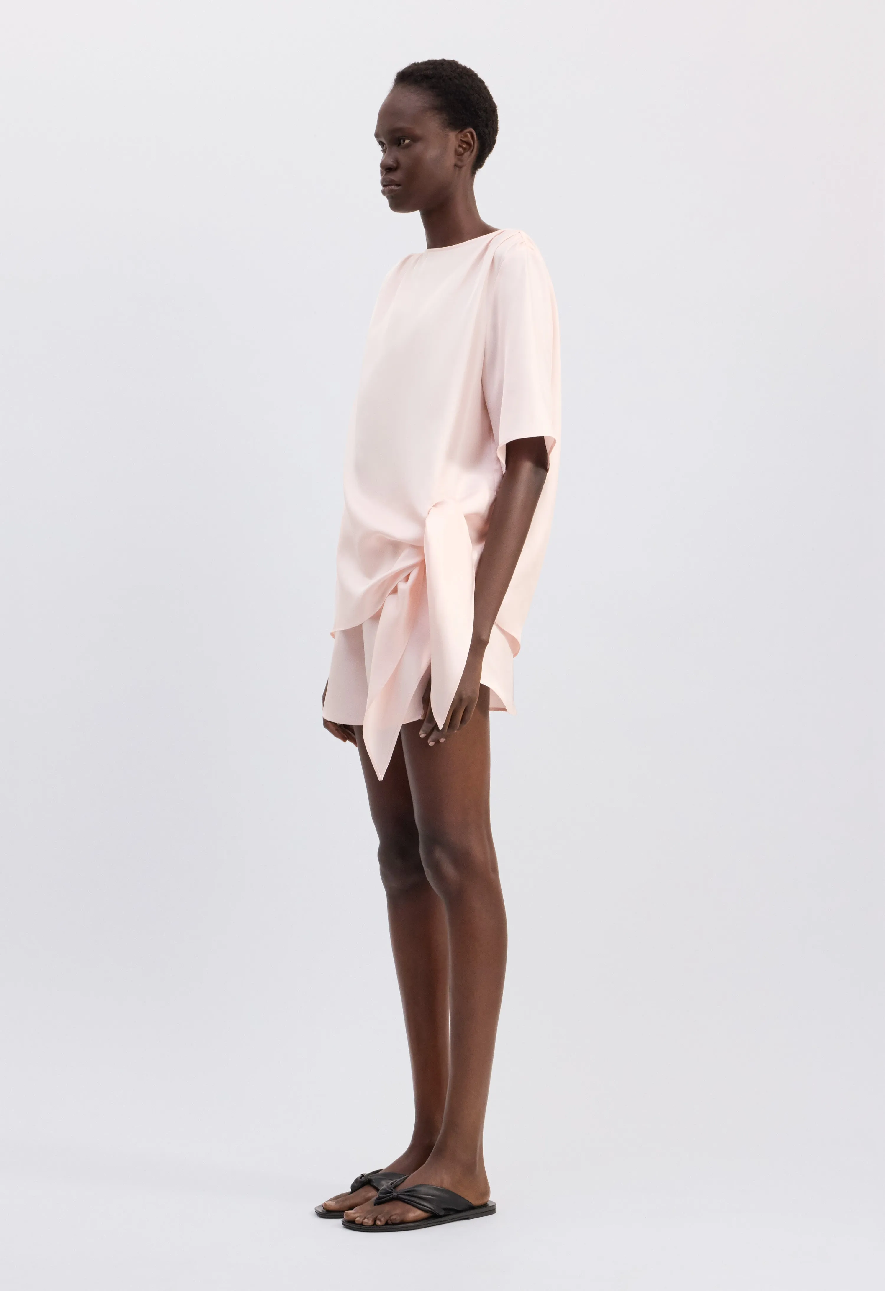 MANO Asymmetric silk top sold by Loulou De Saison product image thumbnail 3