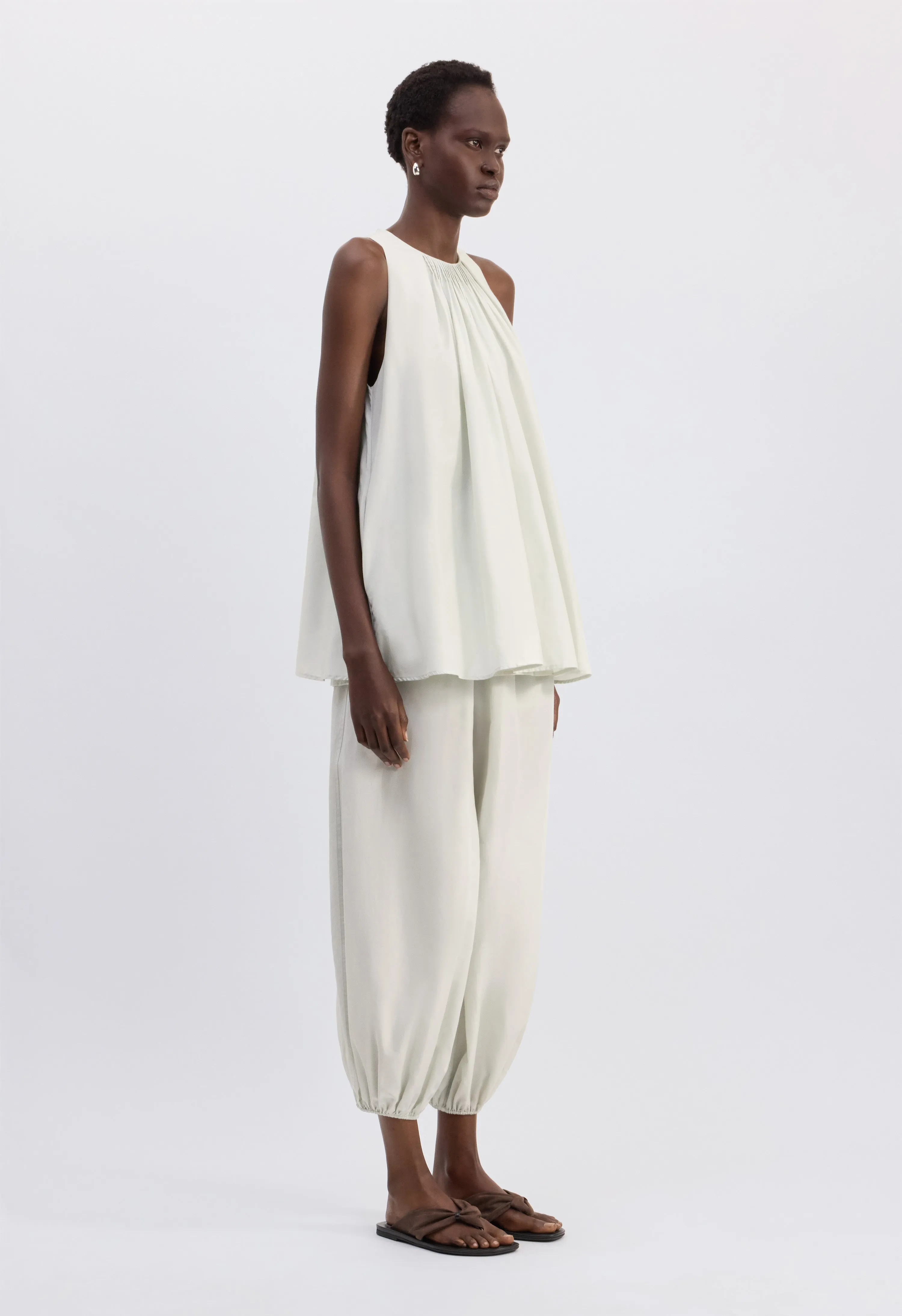 LIAO Flaring gathered top sold by Loulou De Saison product image thumbnail 3