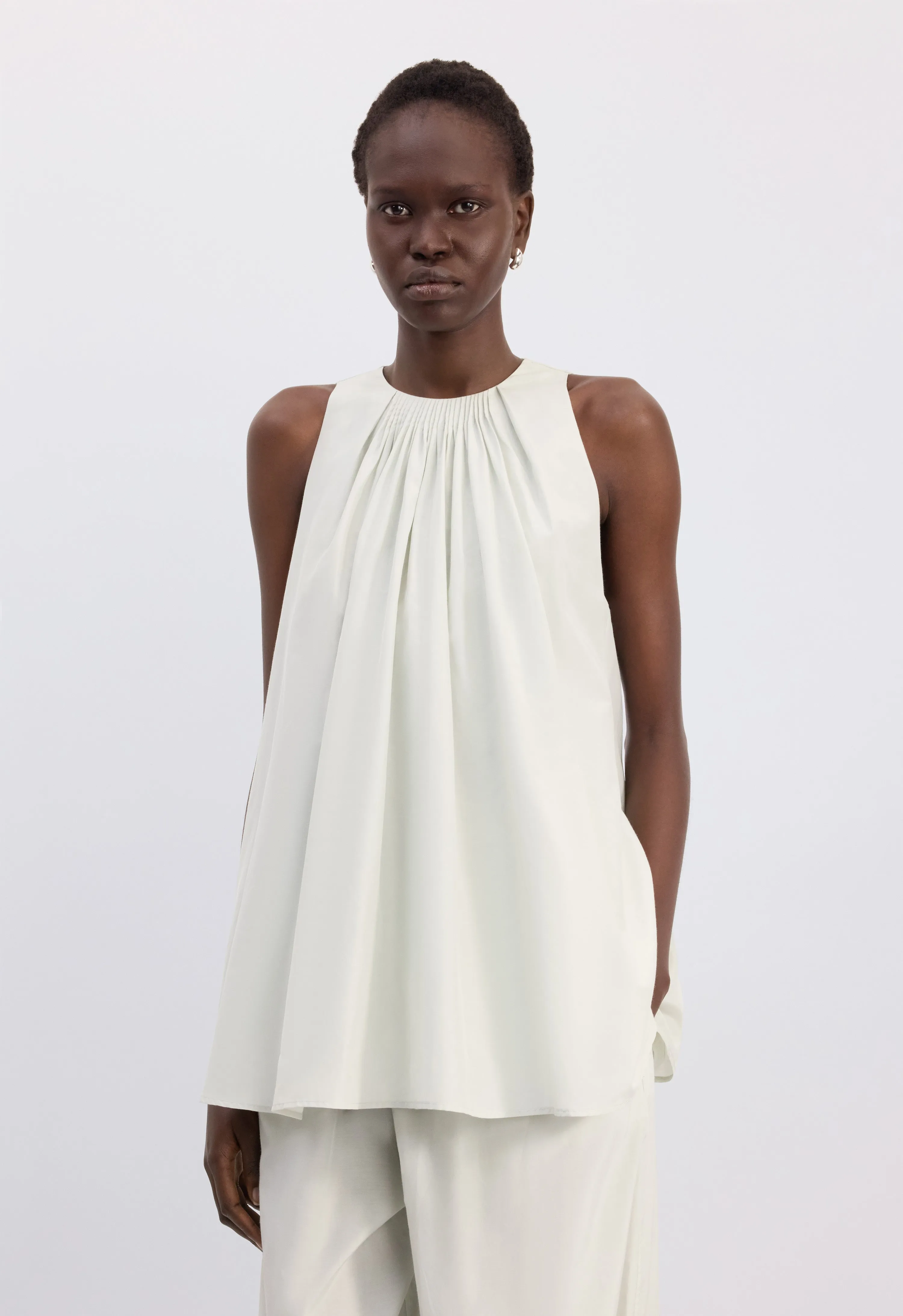LIAO Flaring gathered top sold by Loulou De Saison product image thumbnail 4
