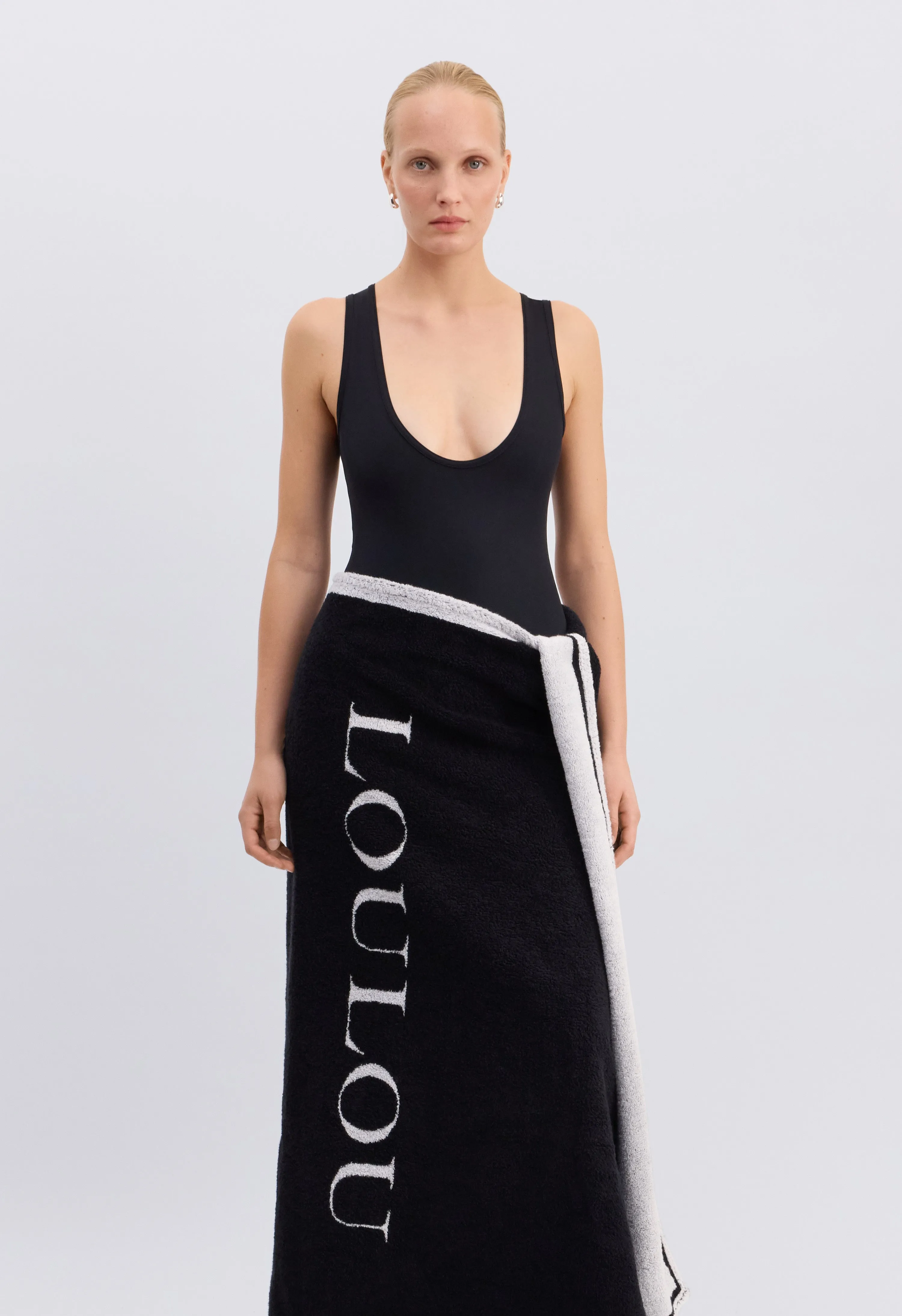 LANAO Egyptian cotton beach towel sold by Loulou De Saison