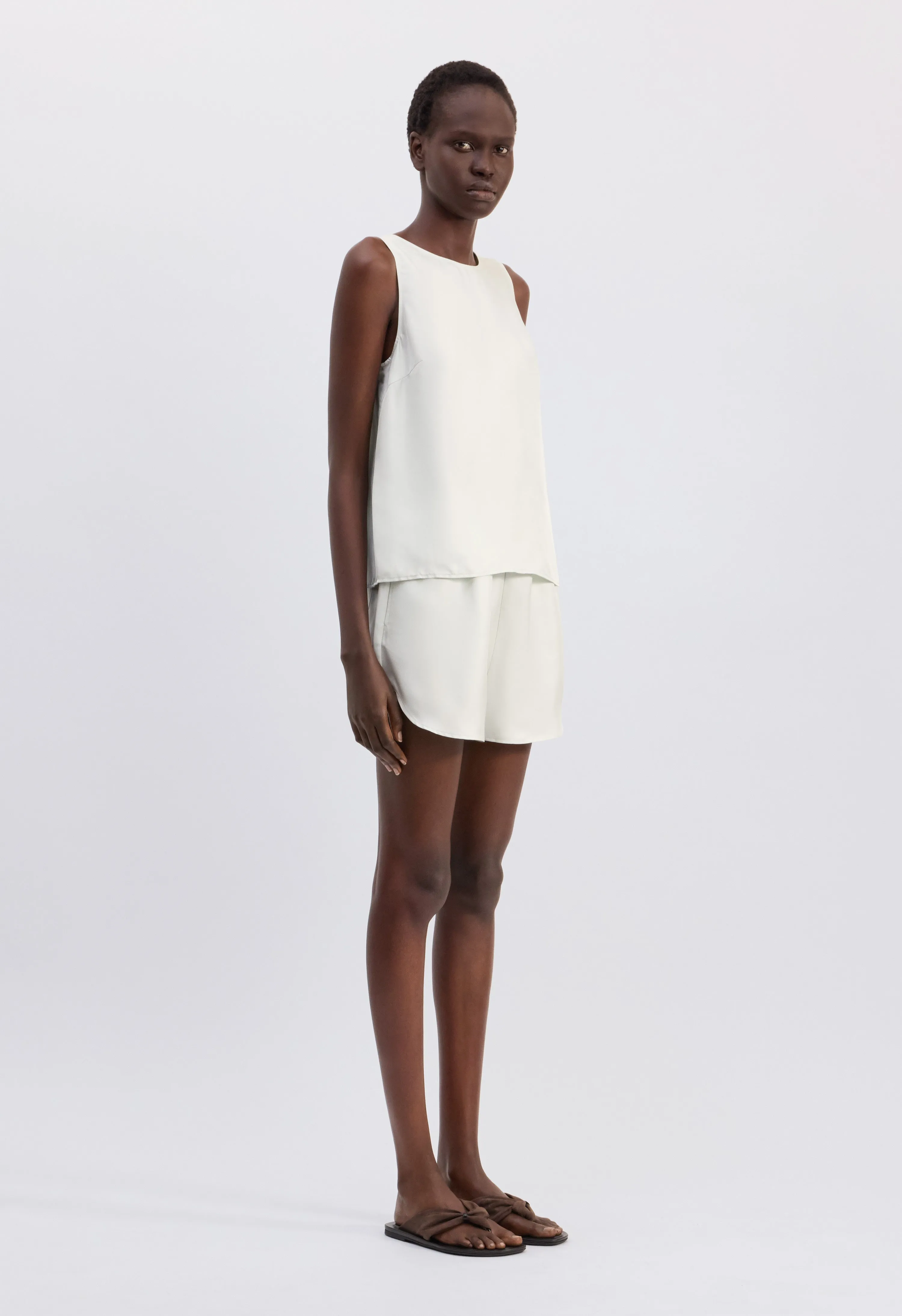 GEMA Sleeveless silk top sold by Loulou De Saison product image thumbnail 3
