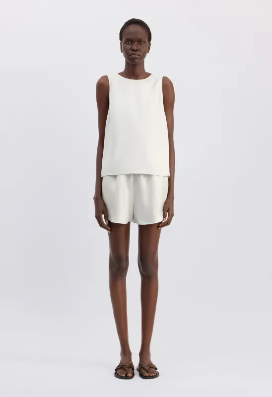 GEMA Sleeveless silk top made by Loulou De Saison
