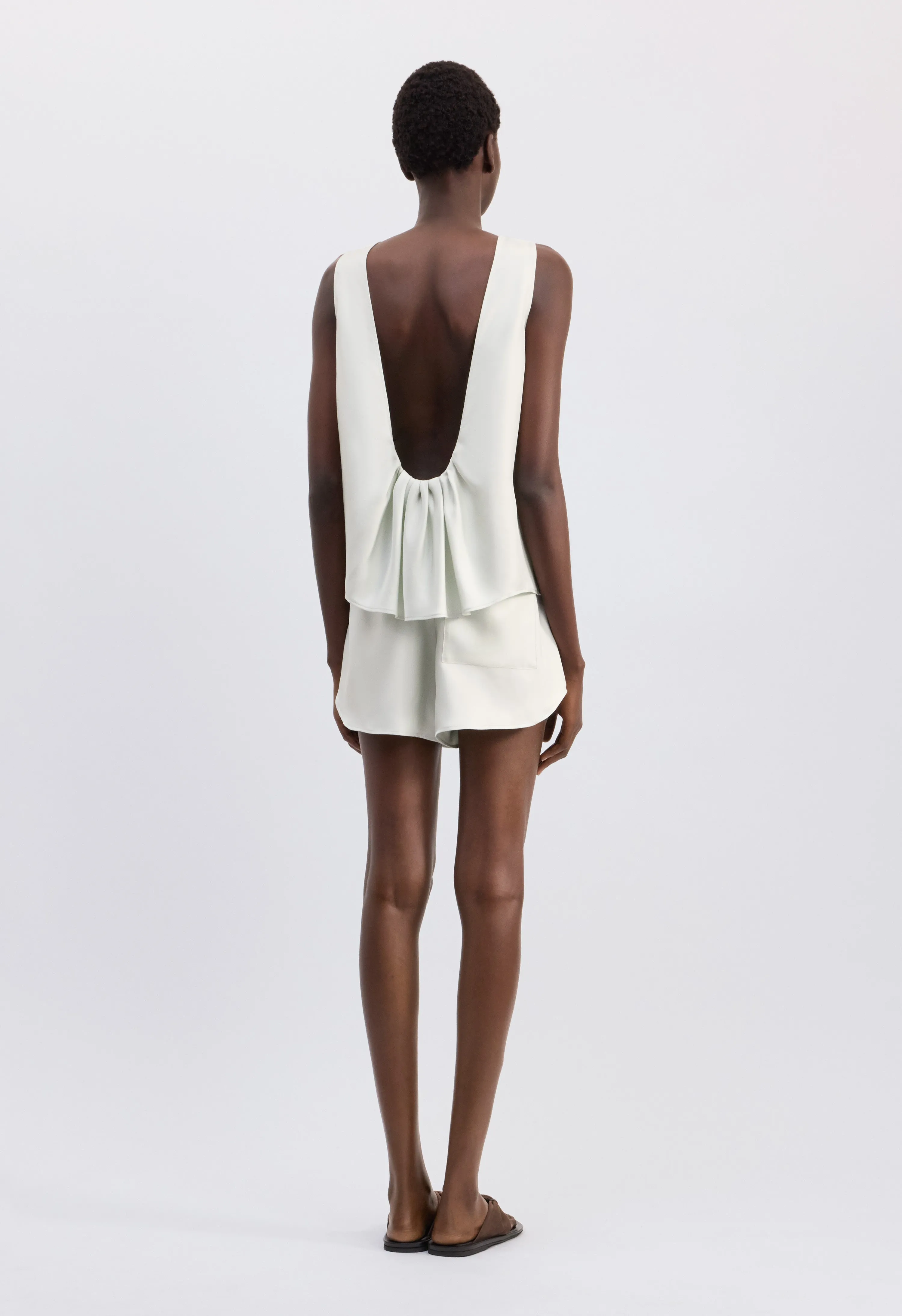 GEMA Sleeveless silk top sold by Loulou De Saison product image thumbnail 5