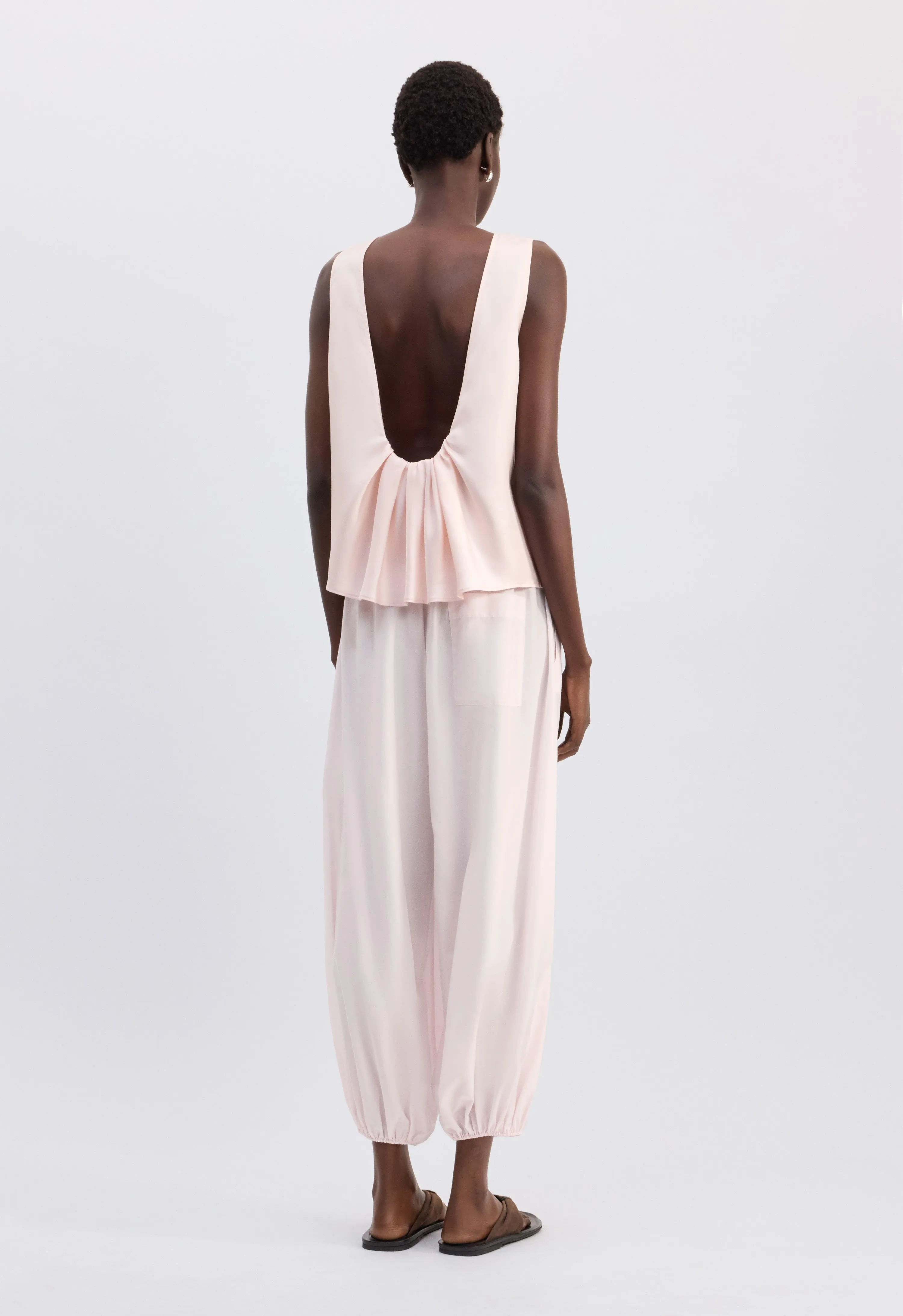 GEMA Sleeveless silk top sold by Loulou De Saison product image thumbnail 5