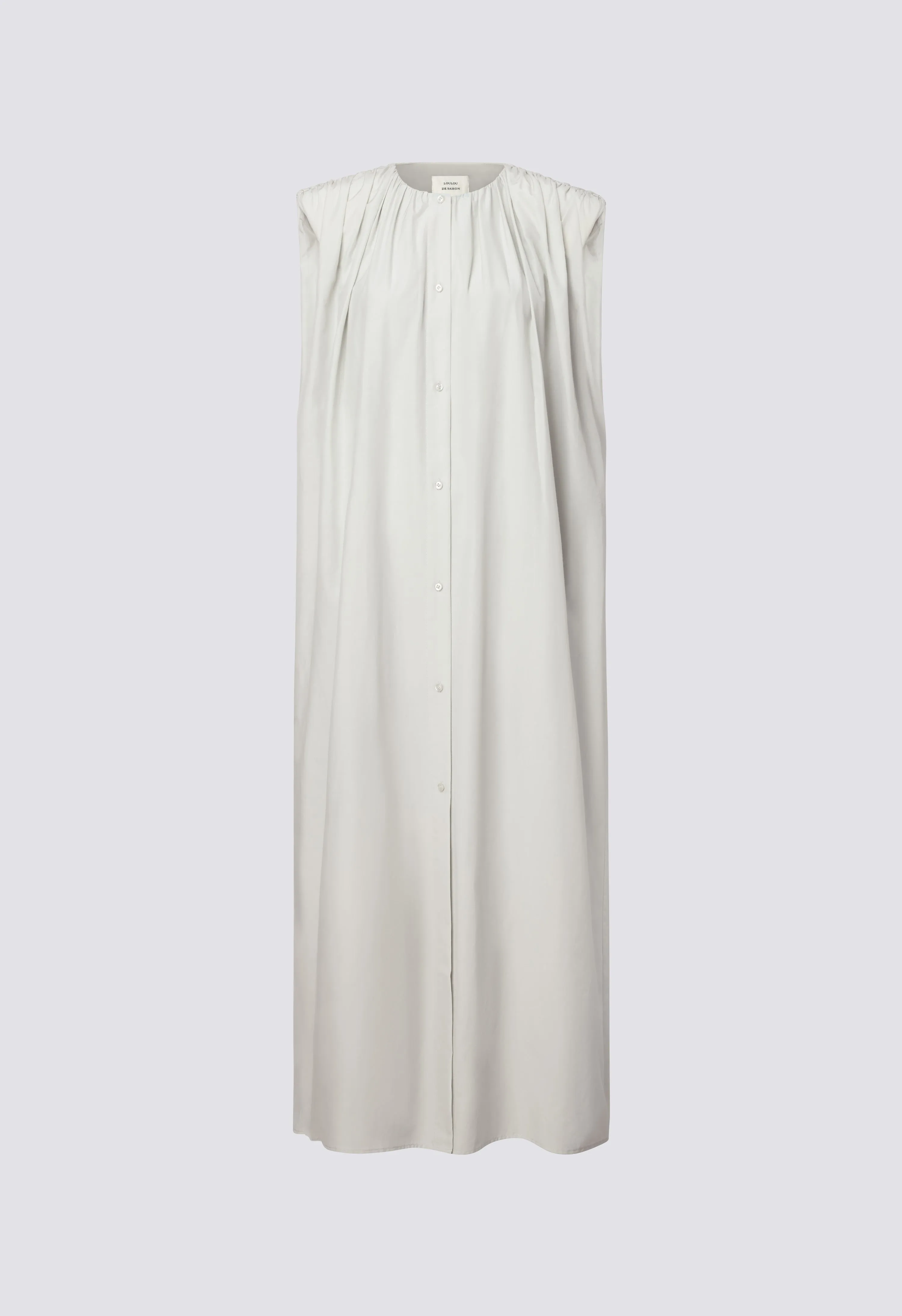 CORA Midi cotton silk voile dress sold by Loulou De Saison product image thumbnail 2
