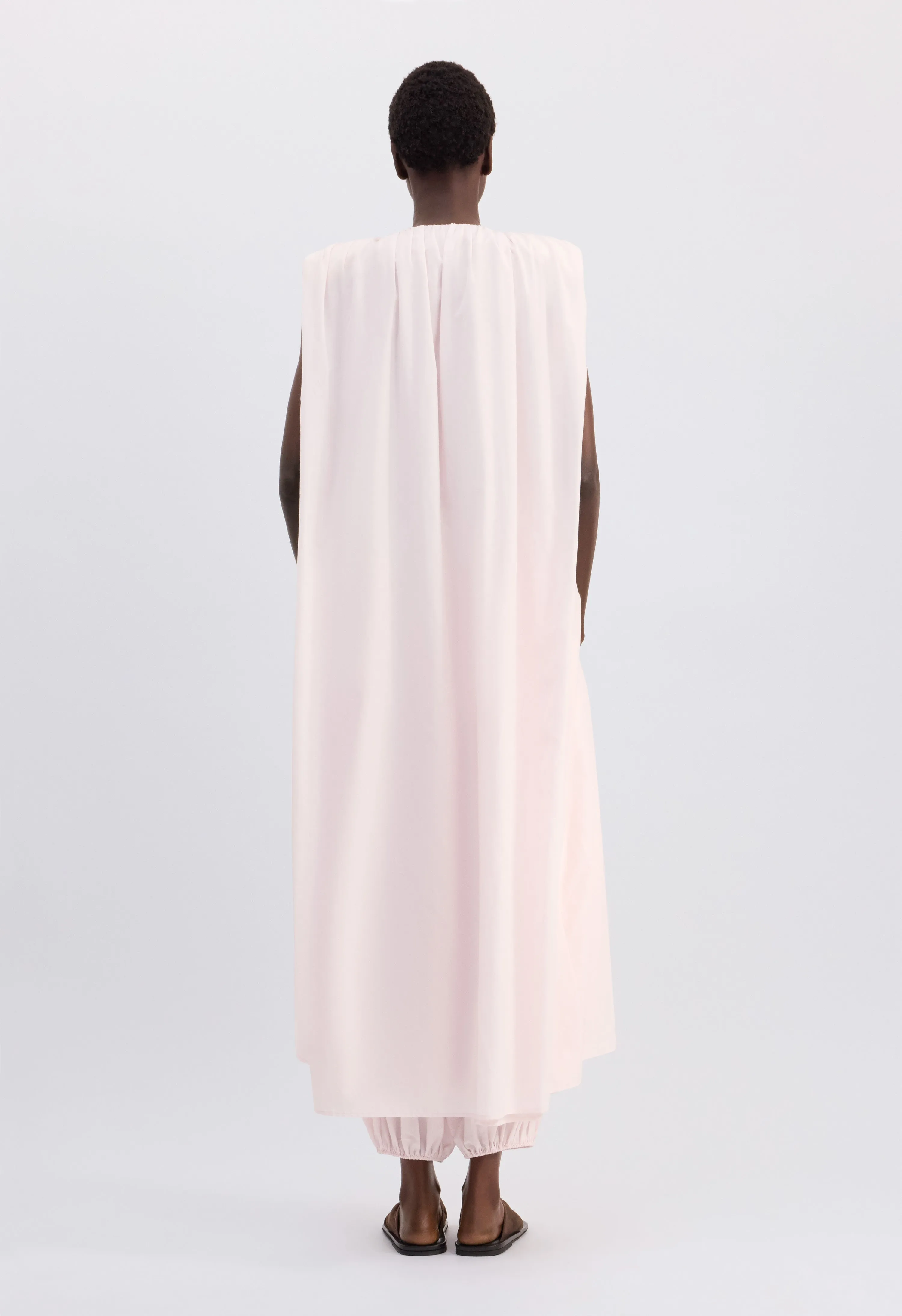 CORA Midi cotton silk voile dress sold by Loulou De Saison product image thumbnail 5