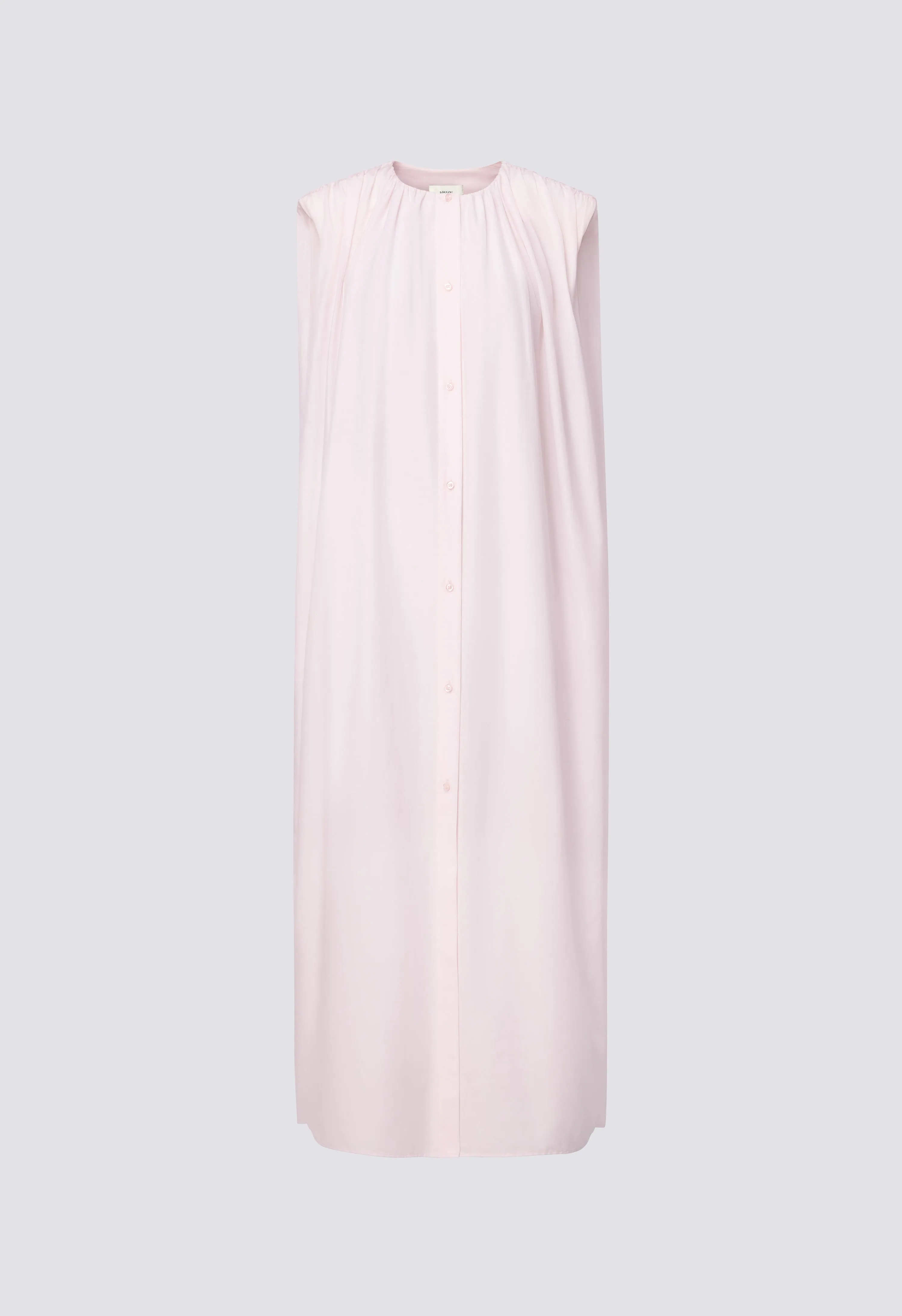 CORA Midi cotton silk voile dress sold by Loulou De Saison product image thumbnail 2