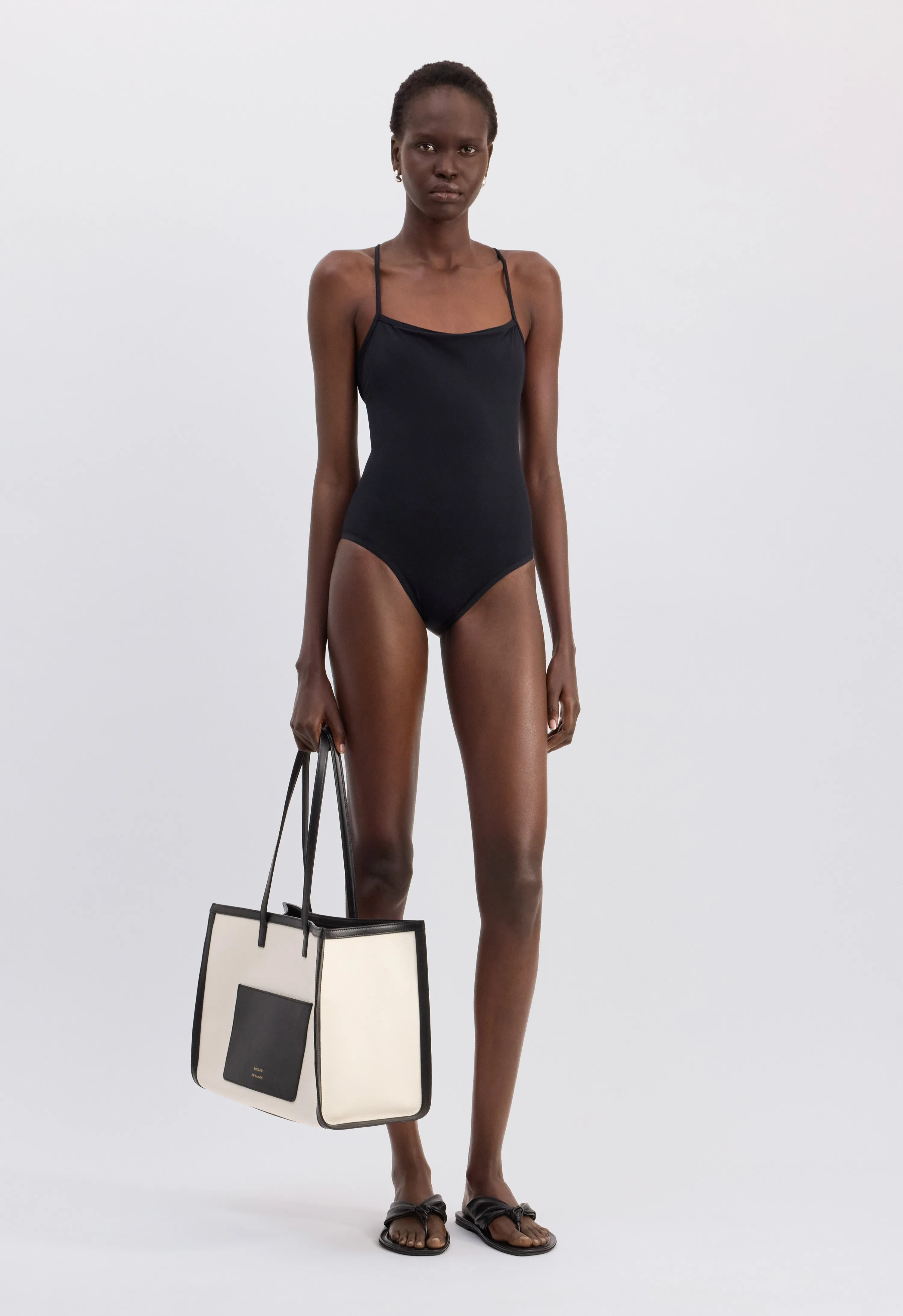 ITAK LDS Criss-crossing straps swimsuit sold by Loulou De Saison
