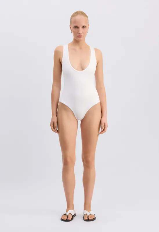 GIANNA Scoop neckline swimsuit made by Loulou De Saison