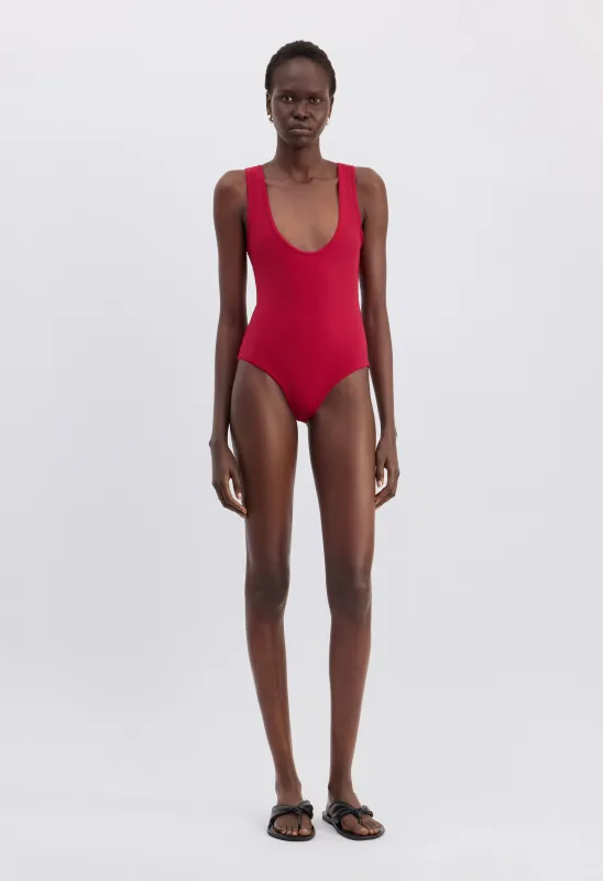 GIANNA Scoop neckline swimsuit made by Loulou De Saison