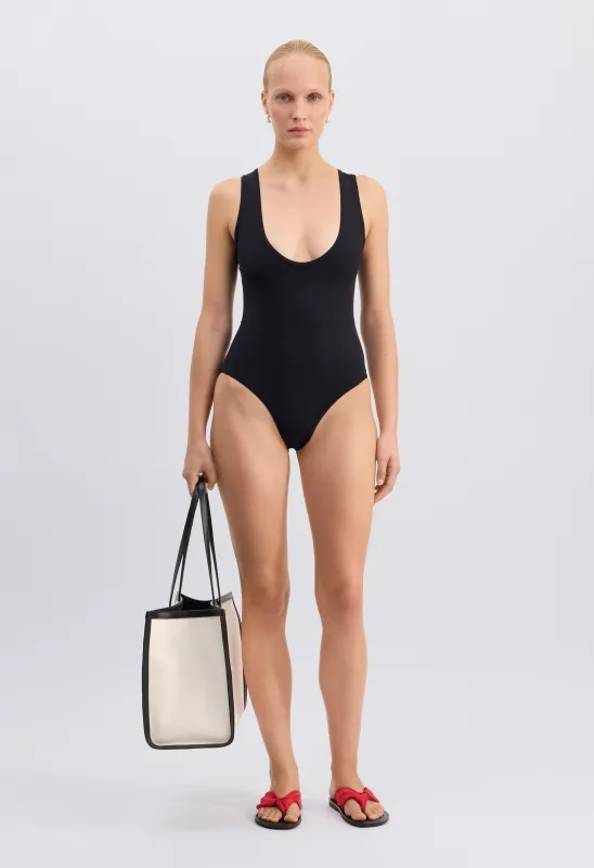 GIANNA Scoop neckline swimsuit made by Loulou De Saison