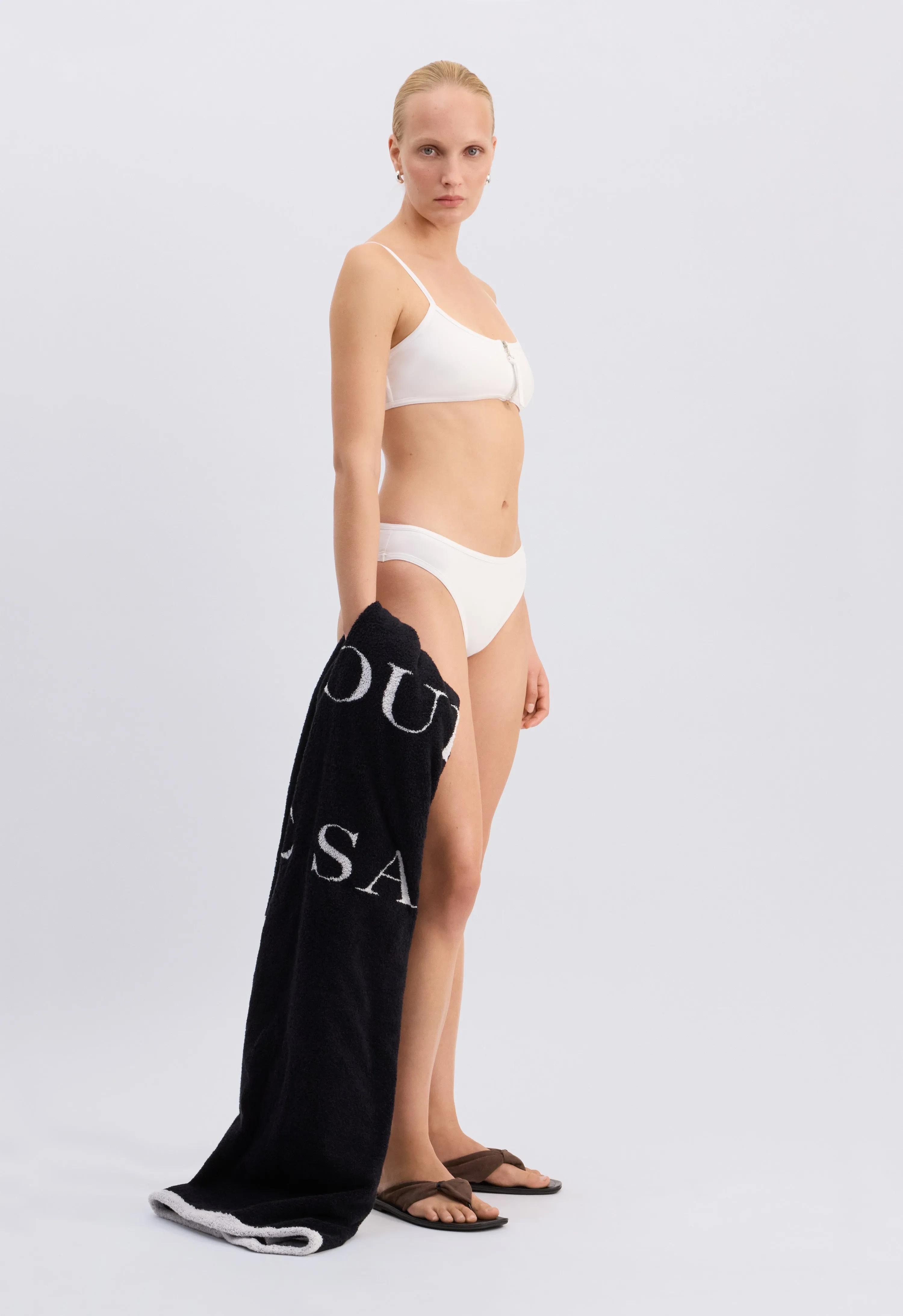 OLGA TOP Zipped bikini top sold by Loulou De Saison product image thumbnail 3