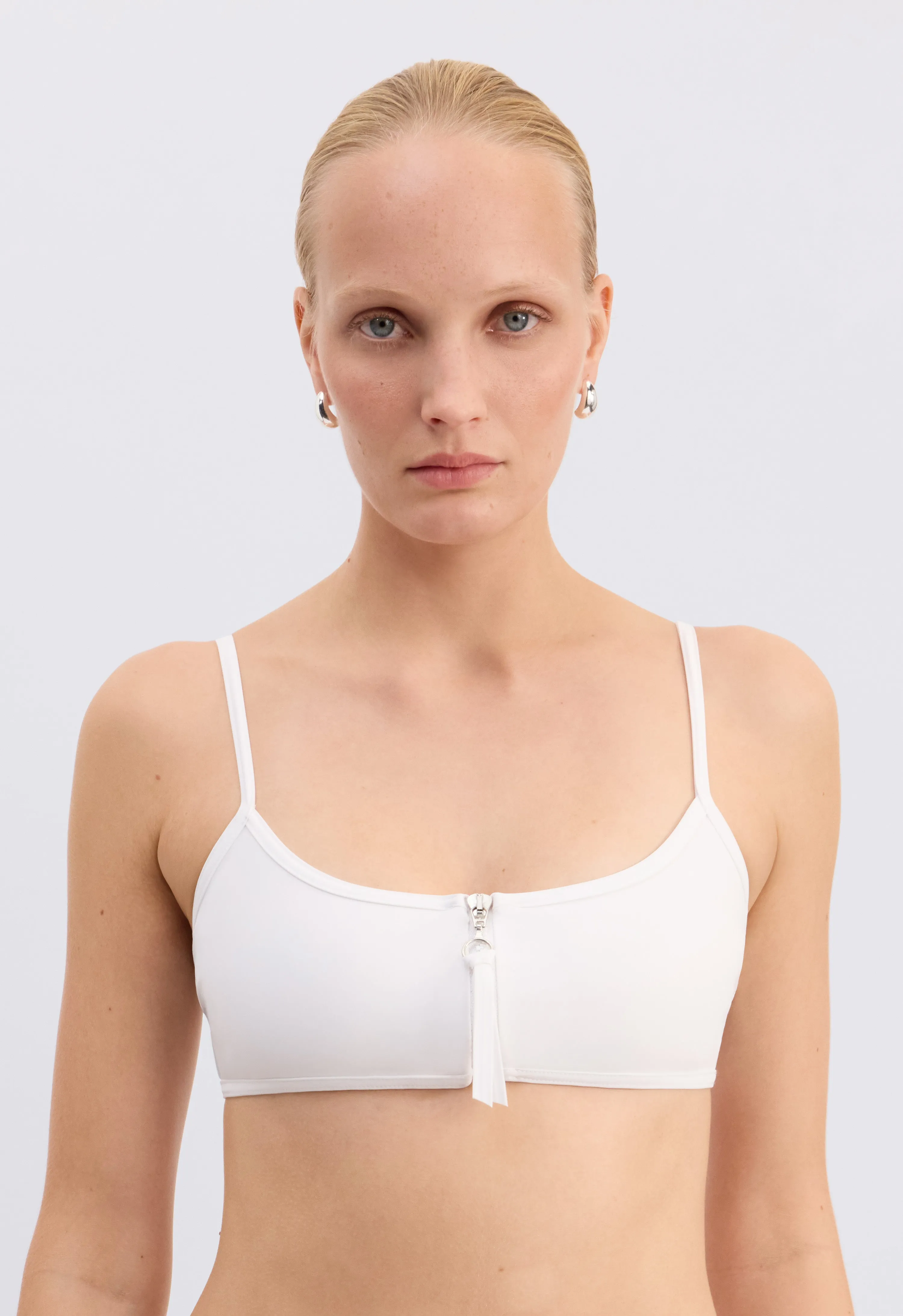 OLGA TOP Zipped bikini top sold by Loulou De Saison product image thumbnail 4