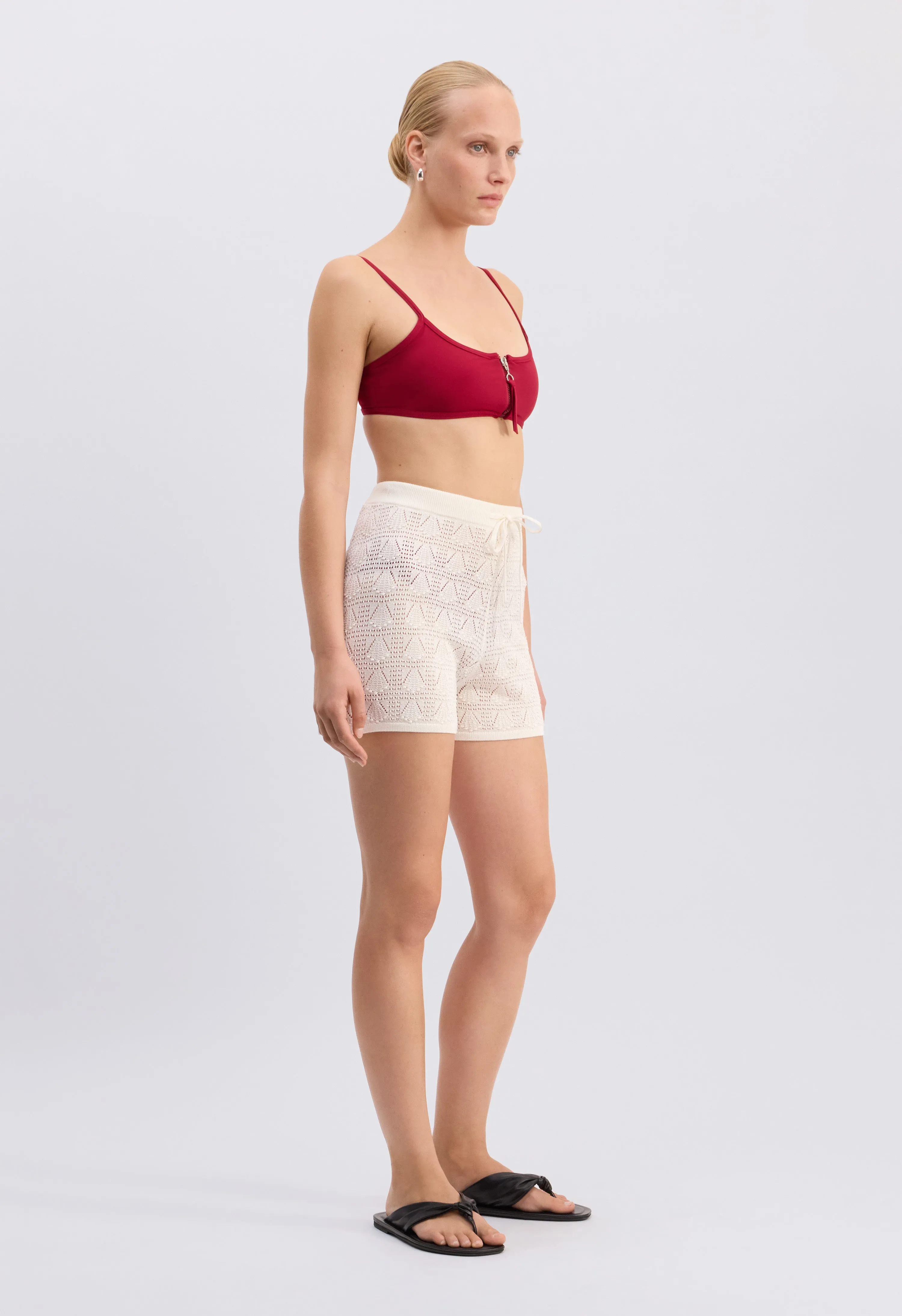 OLGA TOP Zipped bikini top sold by Loulou De Saison product image thumbnail 3