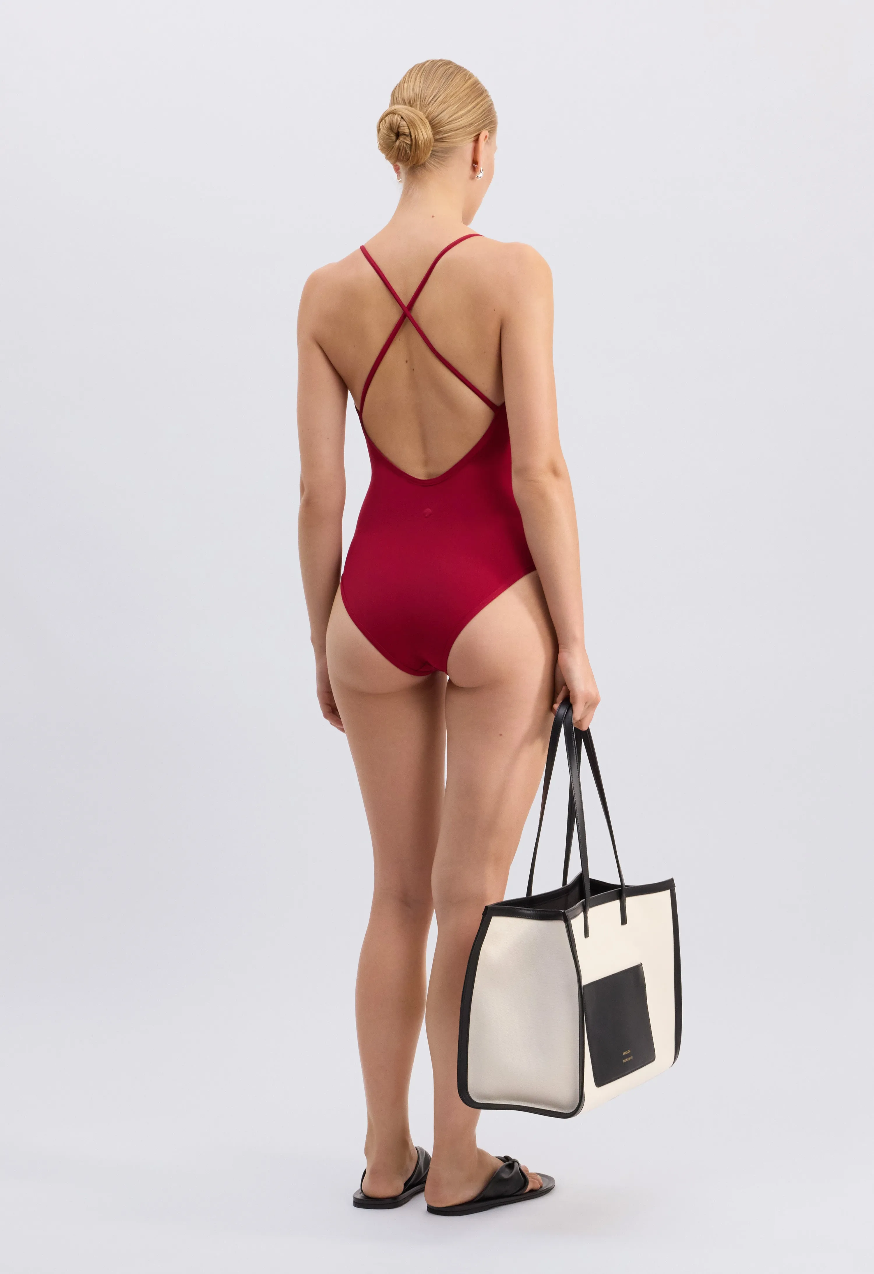 ITAK LDS Criss-crossing straps swimsuit sold by Loulou De Saison product image thumbnail 5