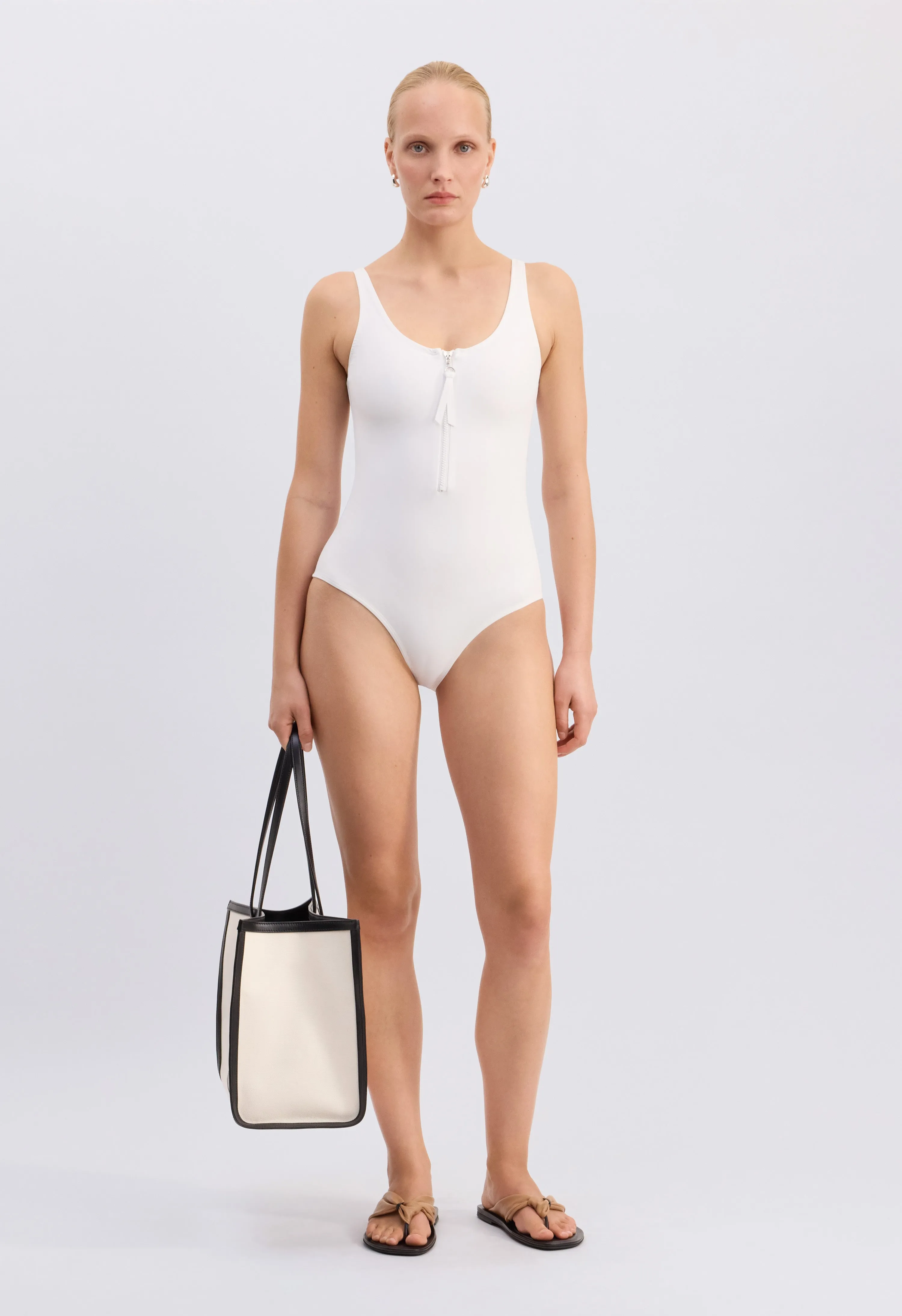 BALTI Zipped swimsuit sold by Loulou De Saison