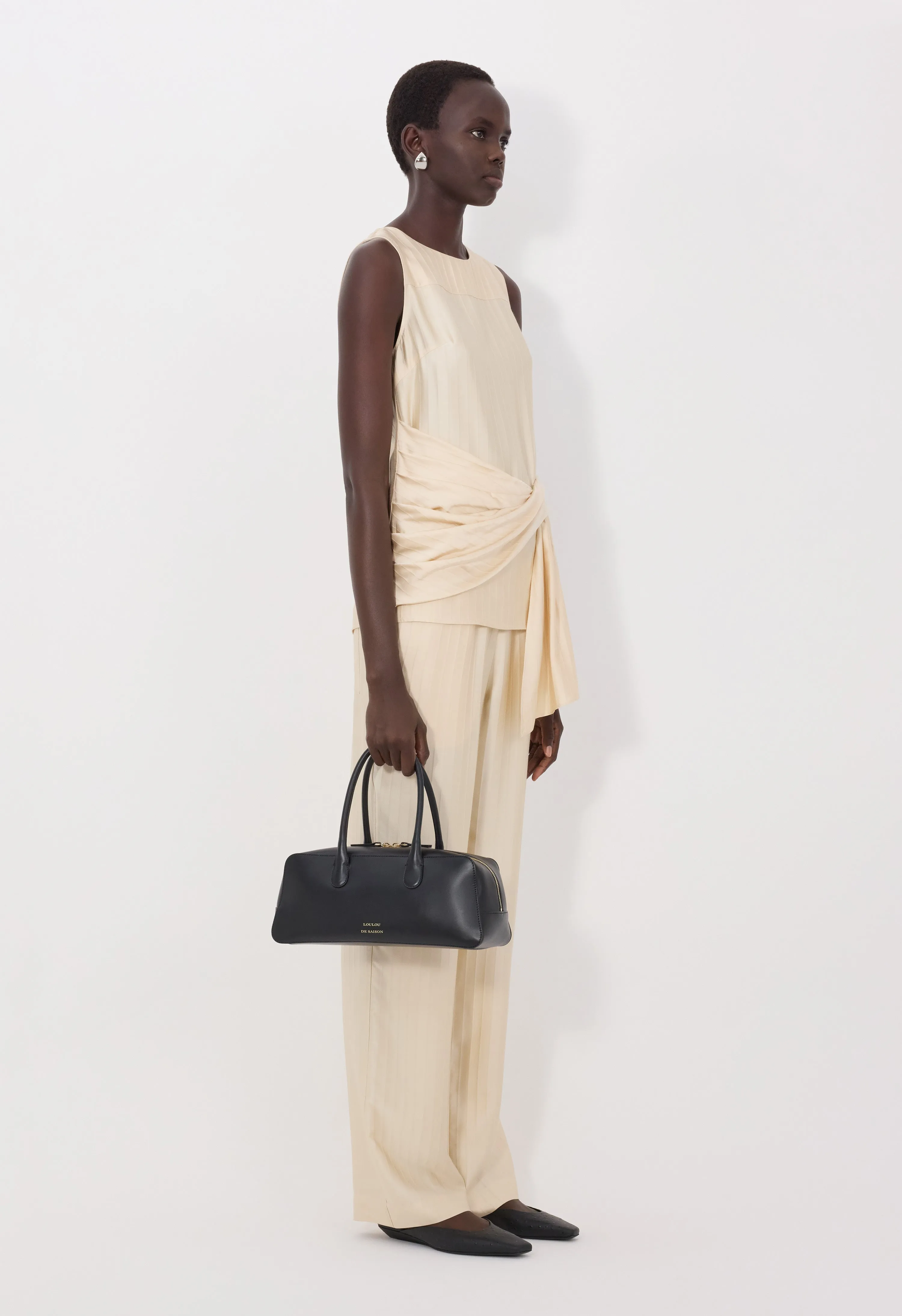FONDA Draped top sold by Loulou De Saison product image thumbnail 3
