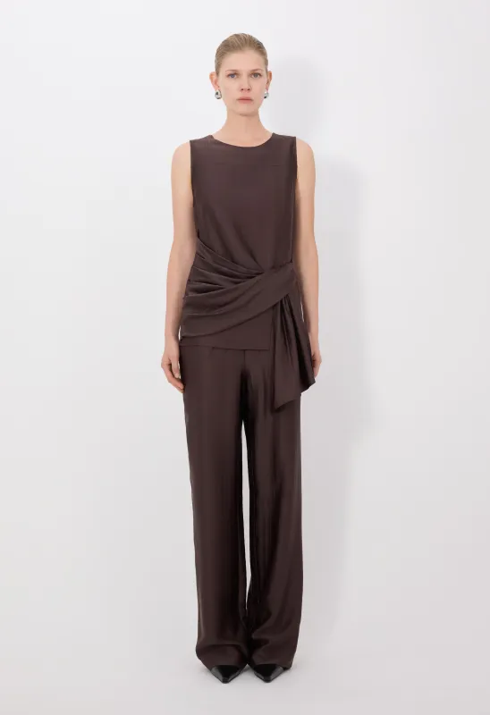 FONDA Draped top made by Loulou De Saison
