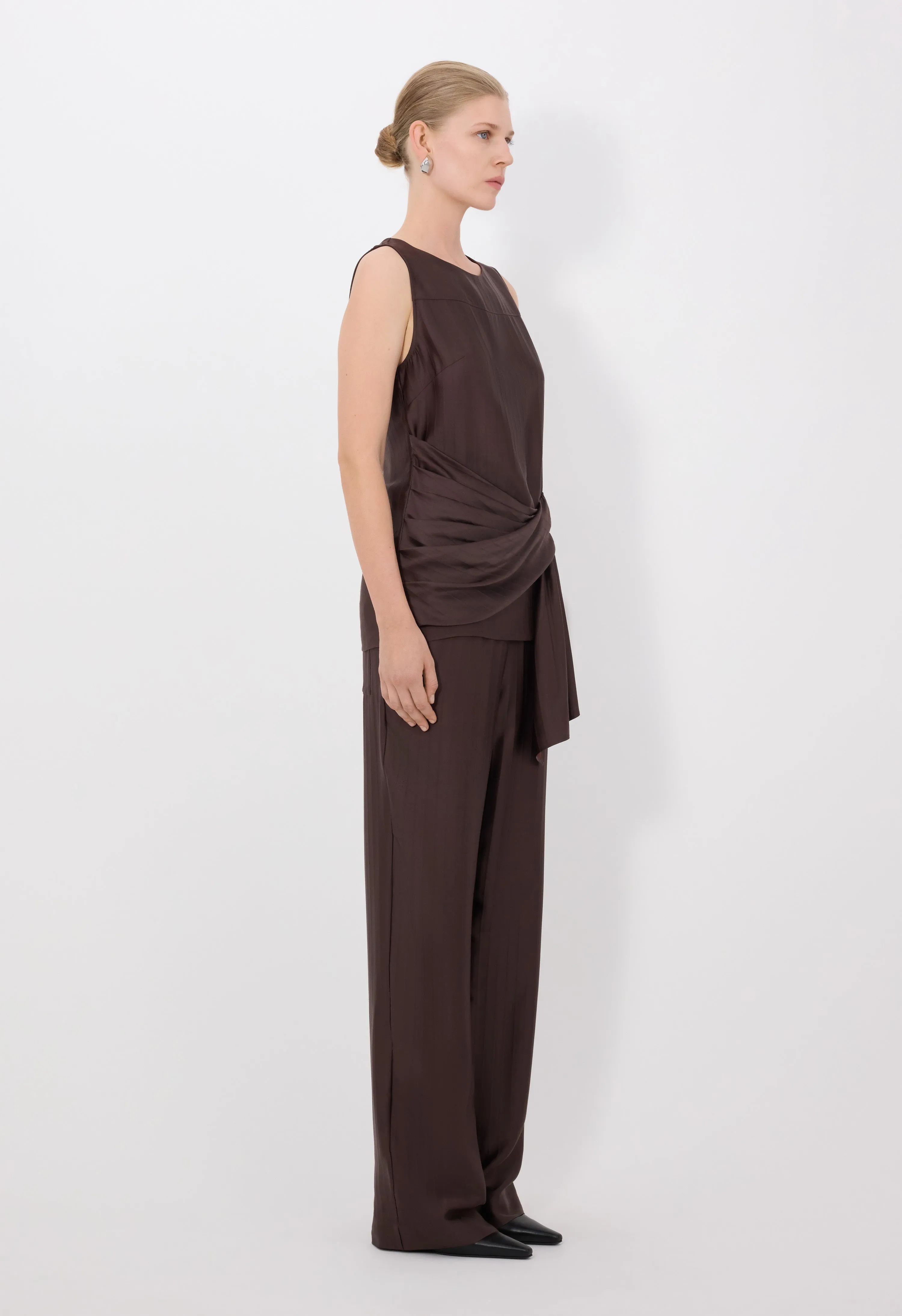 FONDA Draped top sold by Loulou De Saison product image thumbnail 3
