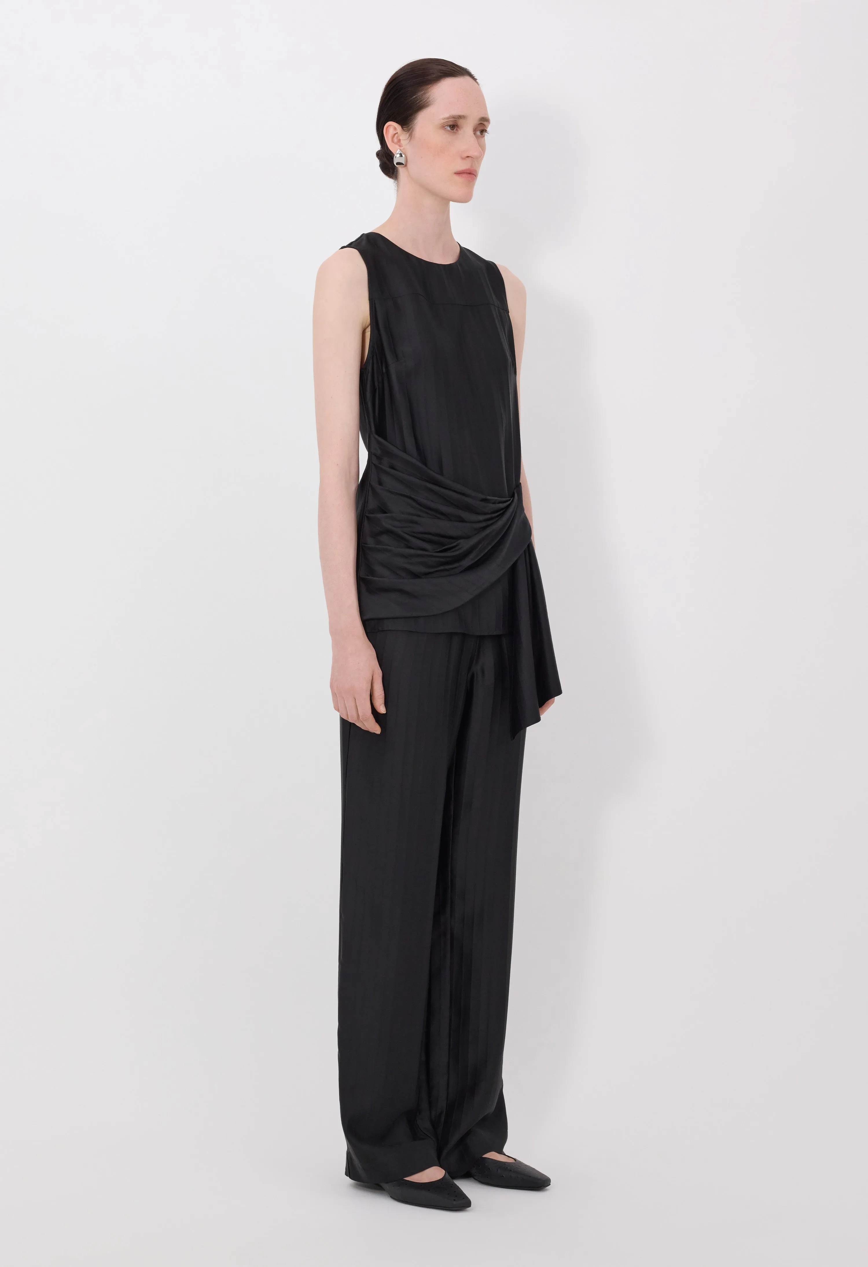 FONDA Draped top sold by Loulou De Saison product image thumbnail 3