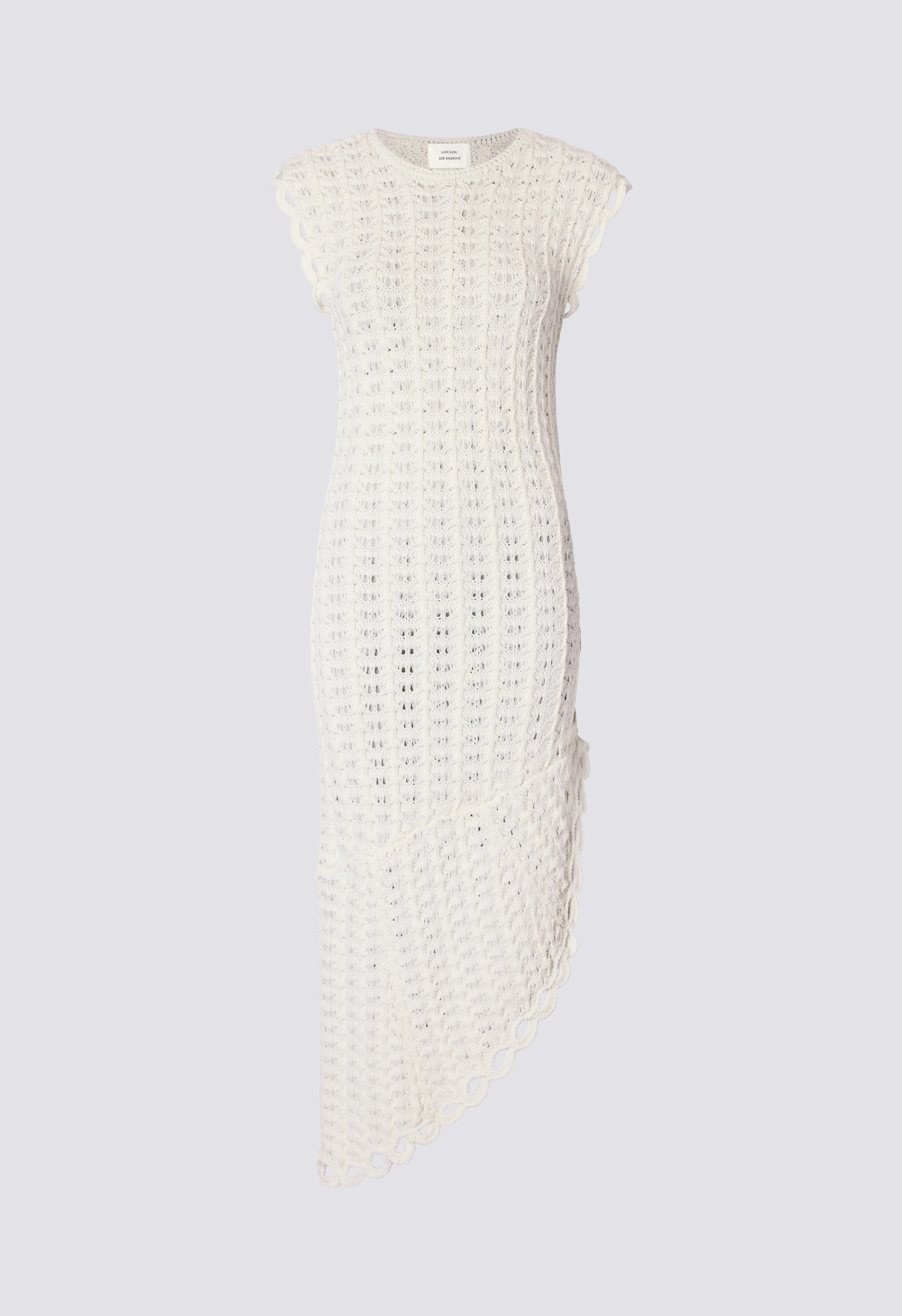 MALENA Ruffled crochet dress sold by Loulou De Saison product image thumbnail 2