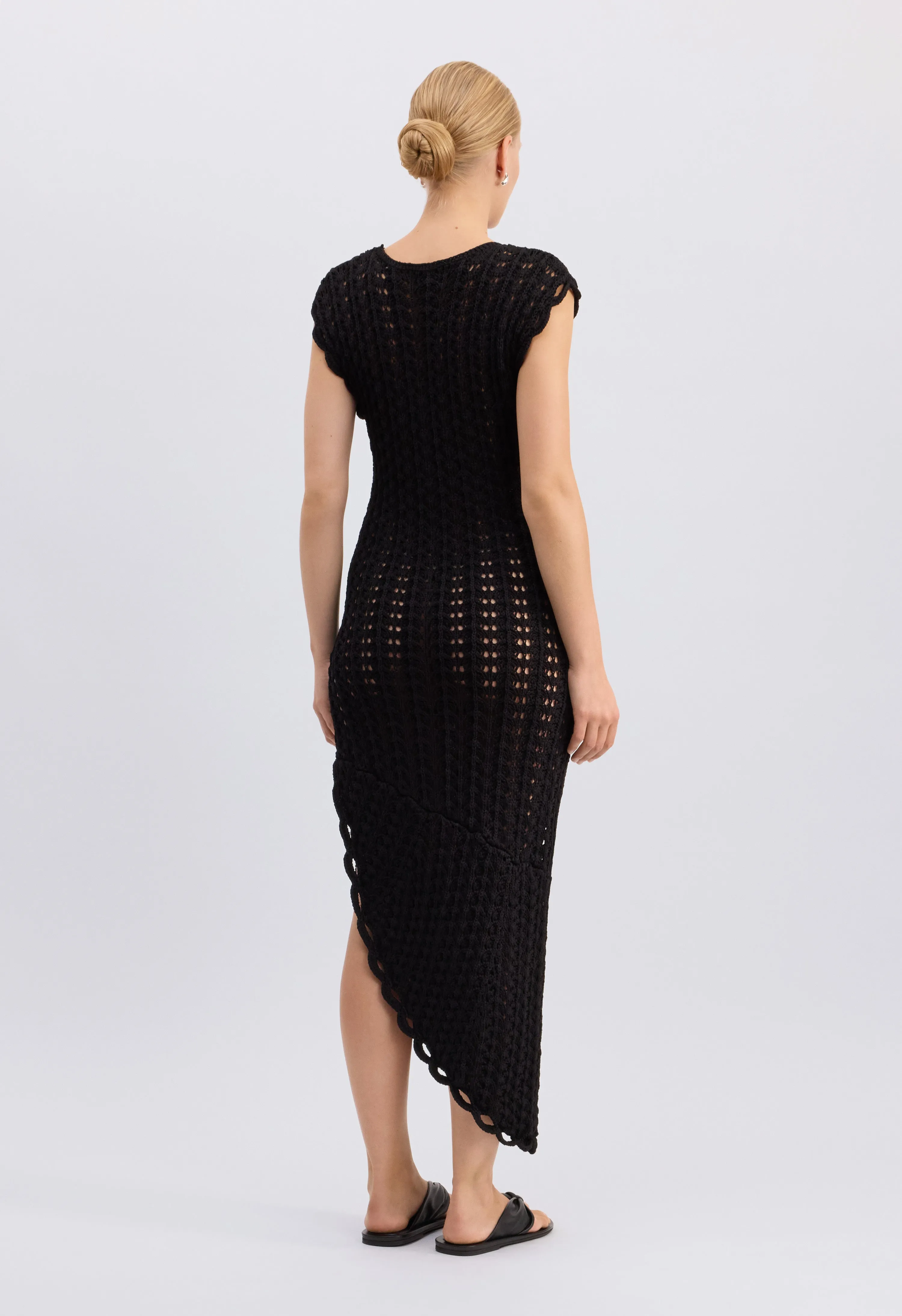 MALENA Ruffled crochet dress sold by Loulou De Saison product image thumbnail 5