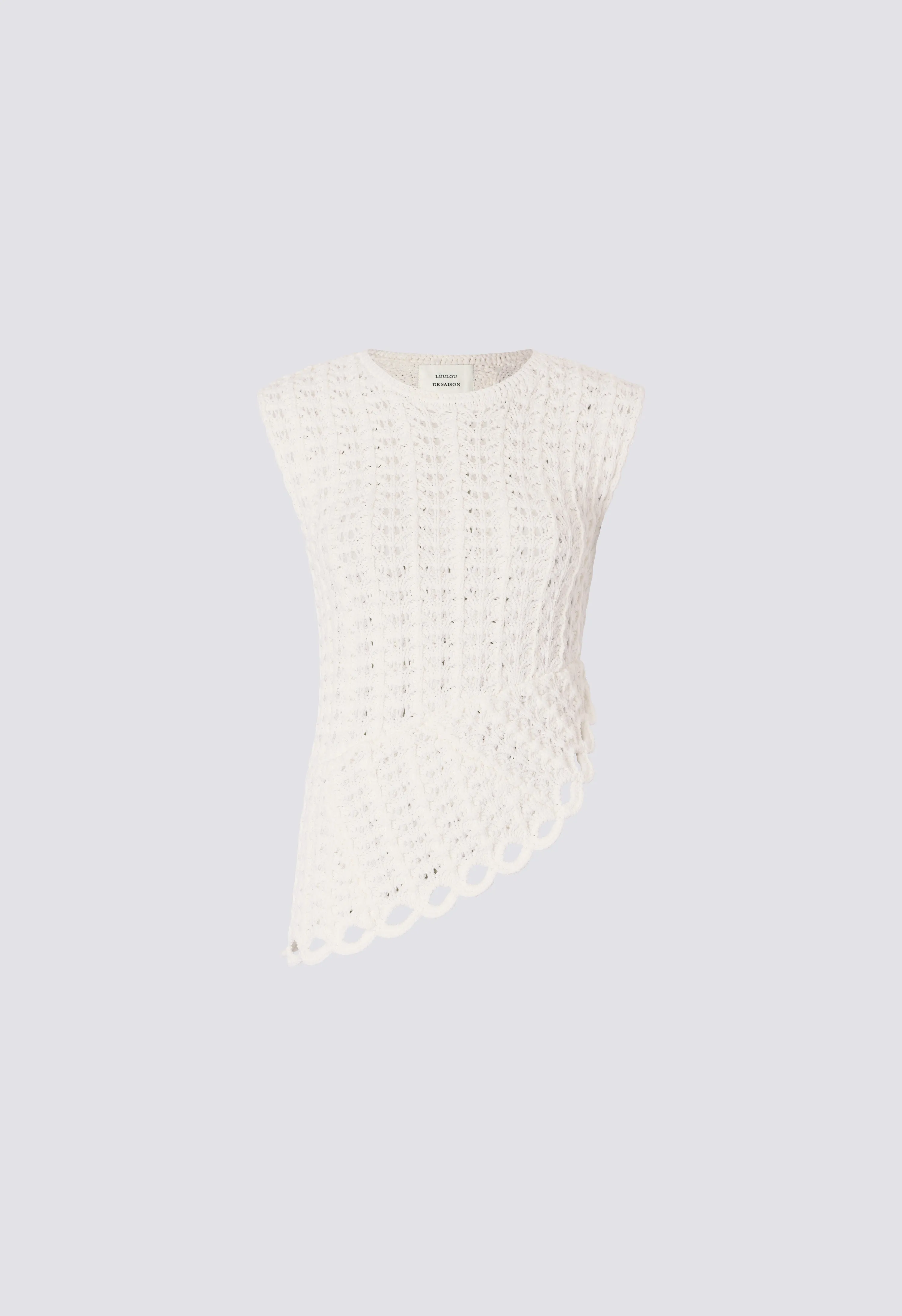 SAEZ Ruffled crochet top sold by Loulou De Saison product image thumbnail 2
