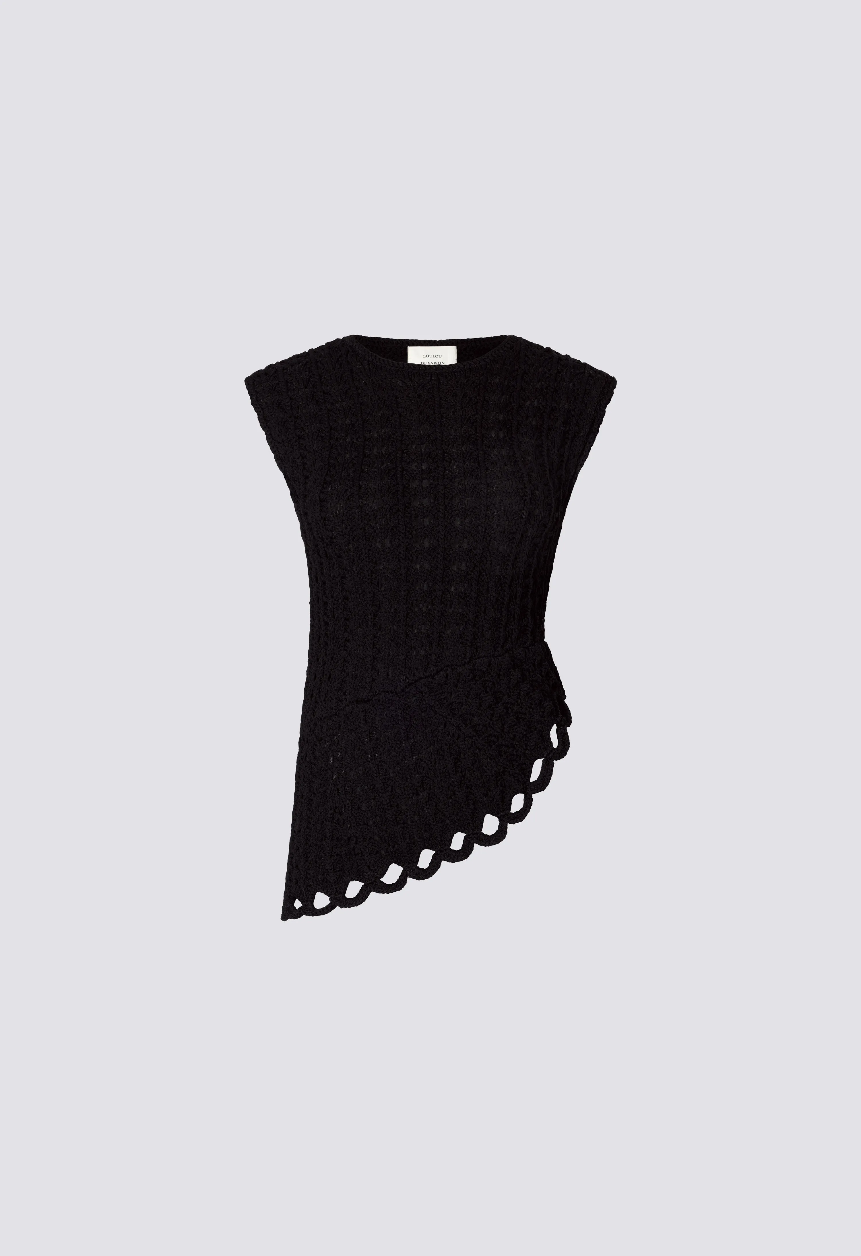 SAEZ Ruffled crochet top sold by Loulou De Saison product image thumbnail 2